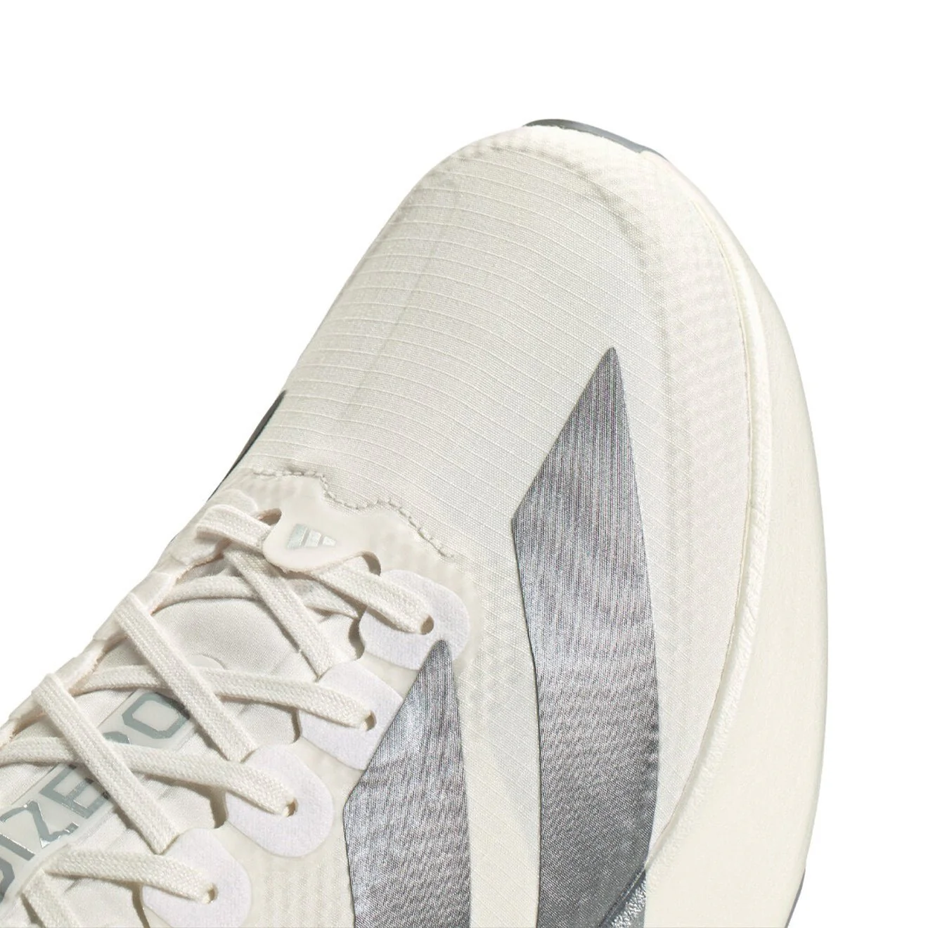 Adidas Adizero Evo SL Woven Trainer Core White / Core White / Halo Silver - Image 3