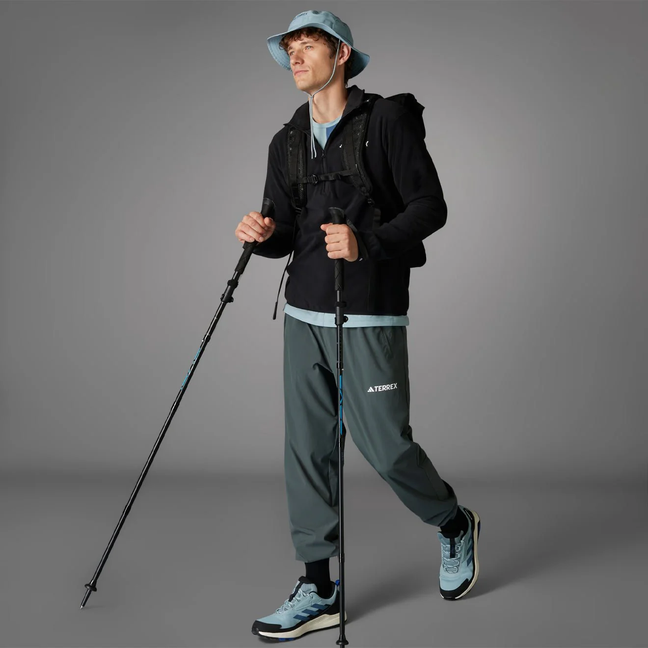 Adidas Multi Essentials 1/2 Zip Fleece Jacket Black - Image 3