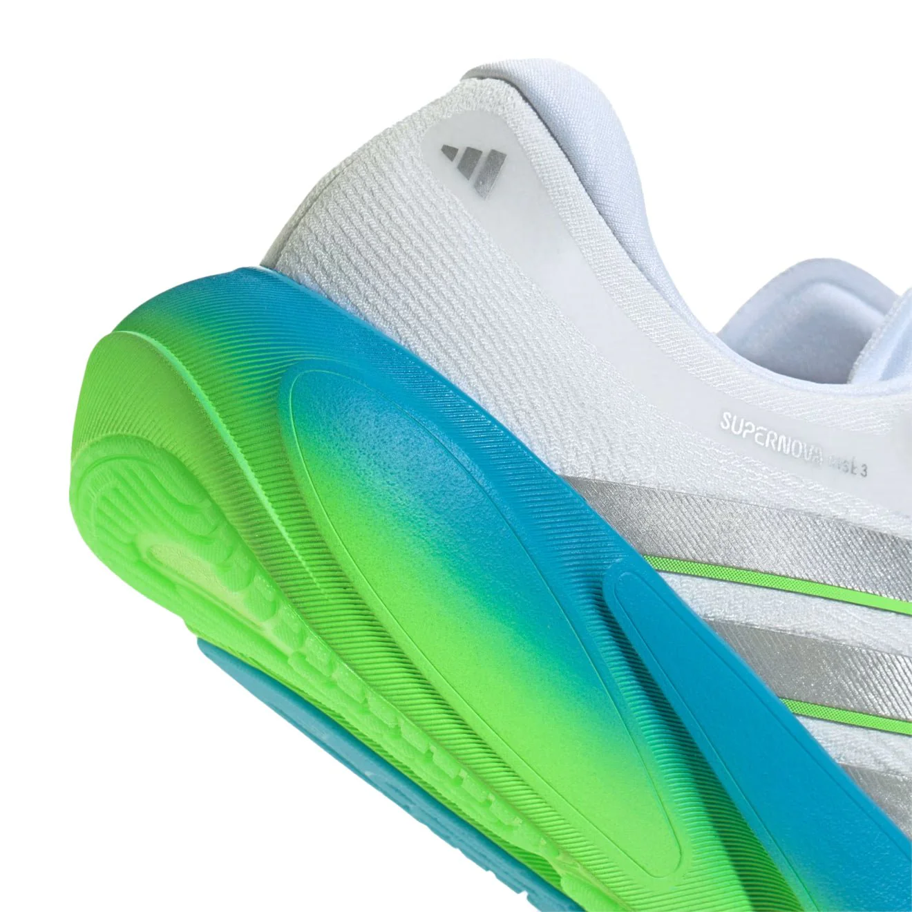 Adidas Supernova Rise 3 Cloud White / Silver Metallic / Semi Blue Burst - Image 8