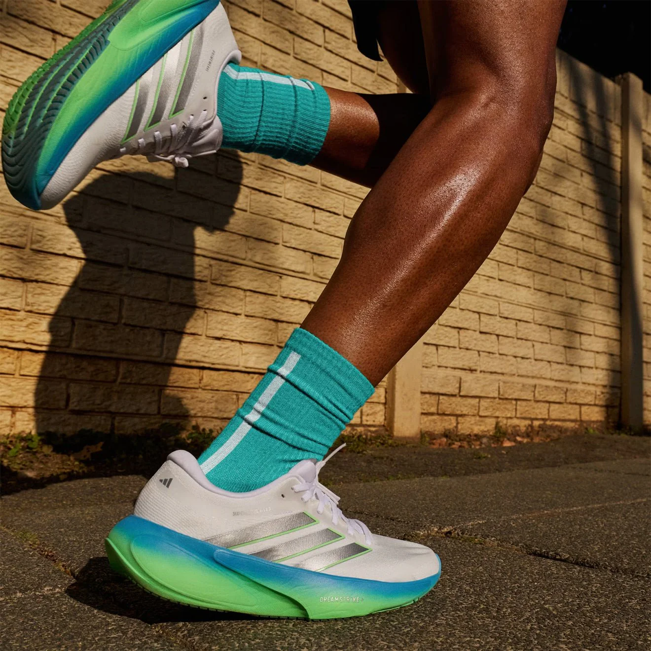 Adidas Supernova Rise 3 Cloud White / Silver Metallic / Semi Blue Burst - Image 9
