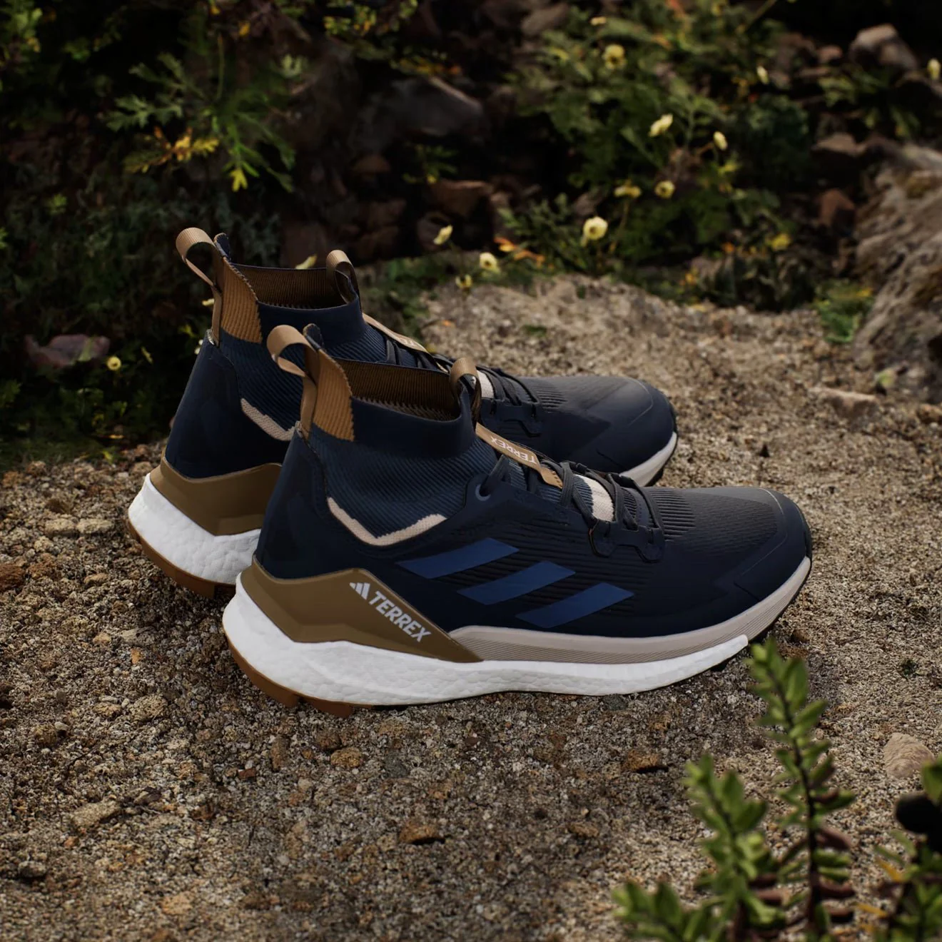 Adidas Terrex Free Hiker 2.0 Hiking Shoe Legend Ink / Wonder Steel - Image 4
