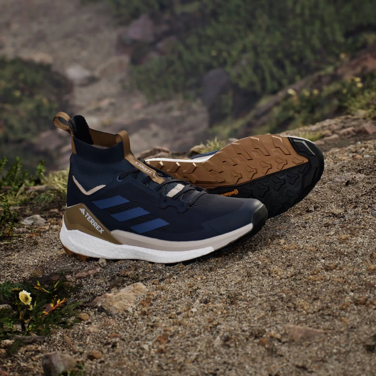 Adidas Terrex Free Hiker 2.0 Hiking Shoe Legend Ink / Wonder Steel - Image 5