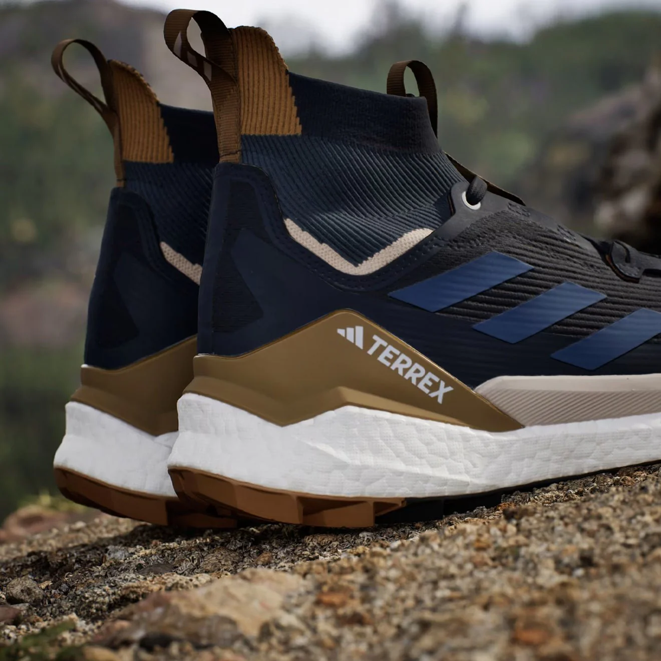 Adidas Terrex Free Hiker 2.0 Hiking Shoe Legend Ink / Wonder Steel - Image 7