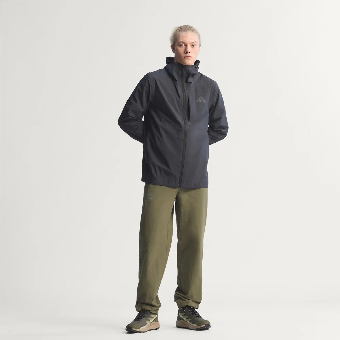 Adidas Terrex Multi 2.5 Layer Climaproof Rain Jacket Black - Image 2