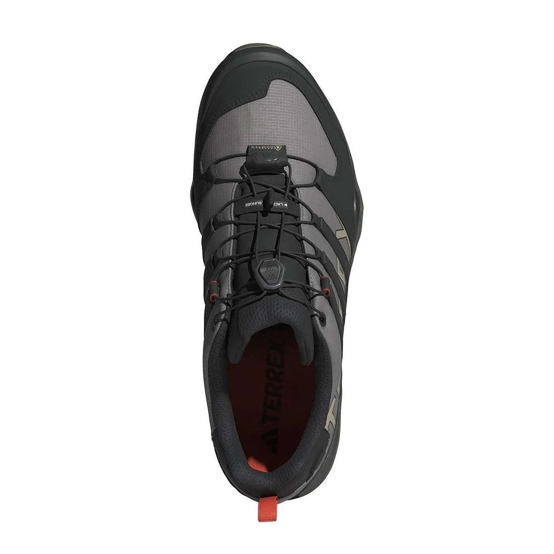 Adidas Terrex Swift R2 Gore-Tex Hiking Shoes Charcoal Grey / Core Black / Olive Stratus - Image 3