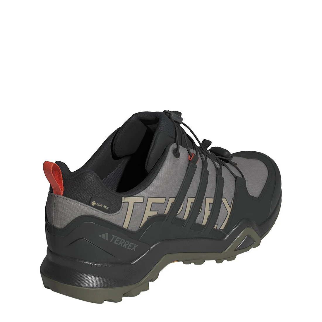 Adidas Terrex Swift R2 Gore-Tex Hiking Shoes Charcoal Grey / Core Black / Olive Stratus - Image 4