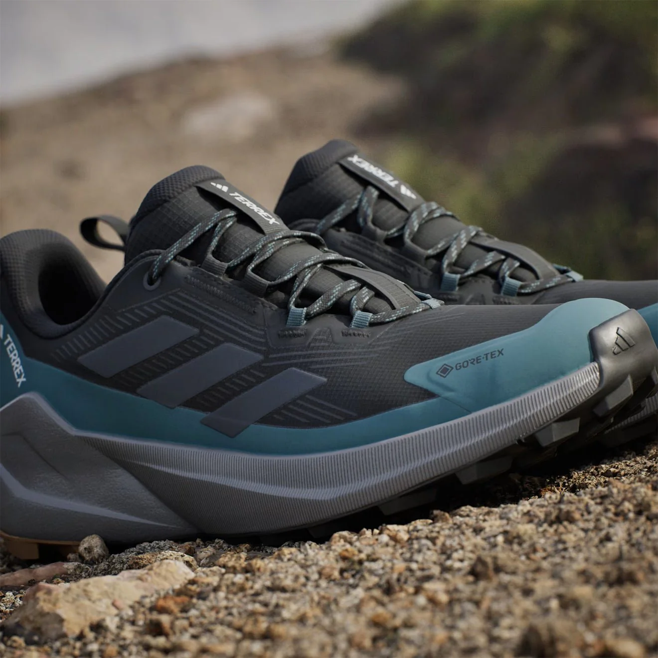 AdidasTerrex Trailmaker 2 GORE-TEX Hiking Shoes Black / Grey Six / Preloved Teal - Image 5