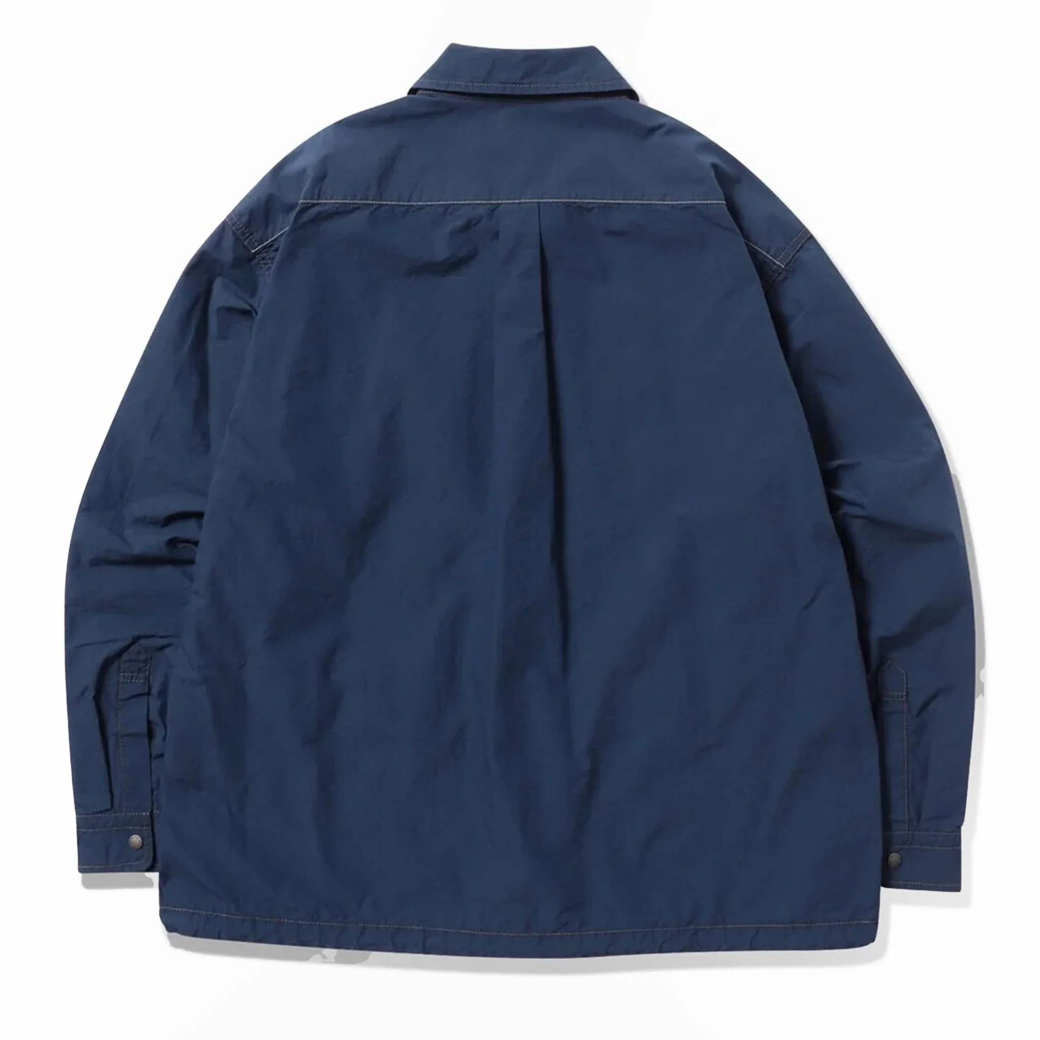 And Wander Cordura Cotton Rip Shirt Jacket Blue - Image 2