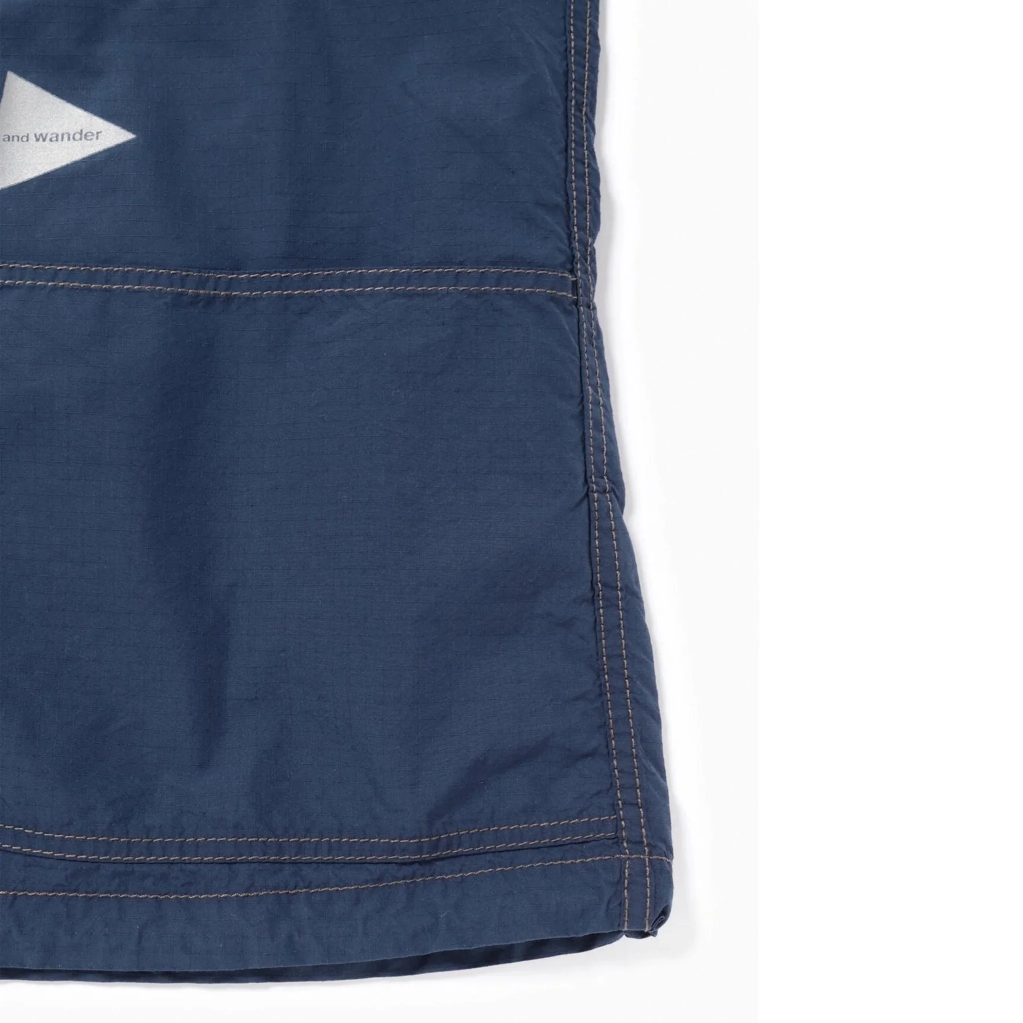 And Wander Cordura Cotton Rip Shirt Jacket Blue - Image 9