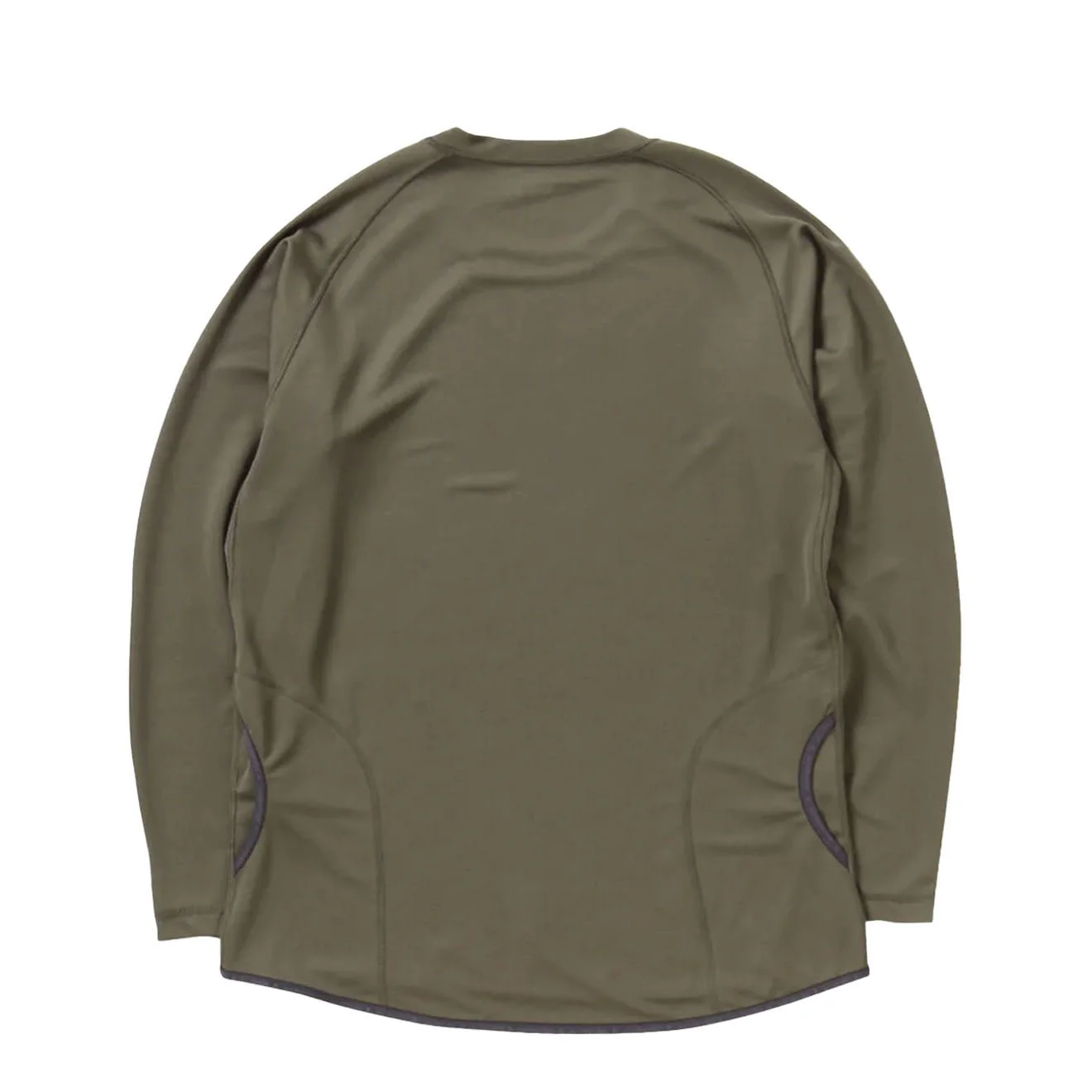And Wander Dry Jersey Raglan L/S T-Shirt Khaki - Image 2