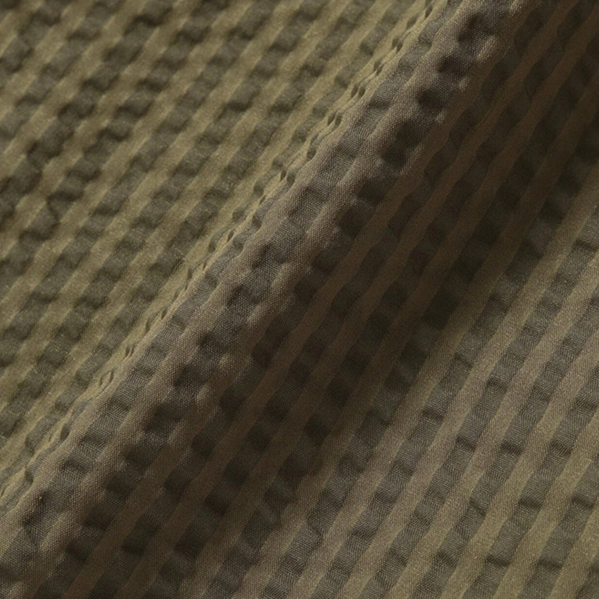 And Wander Dry Soft Seersucker S/S Shirt Beige - Image 7