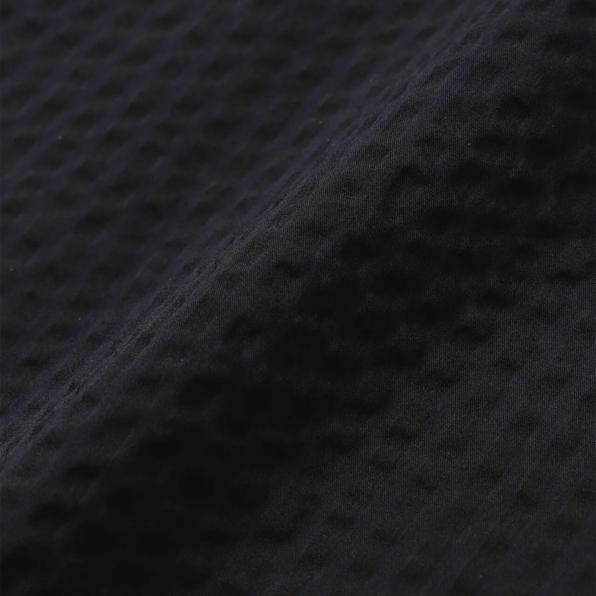 And Wander Dry Soft Seersucker S/S Shirt Navy - Image 3