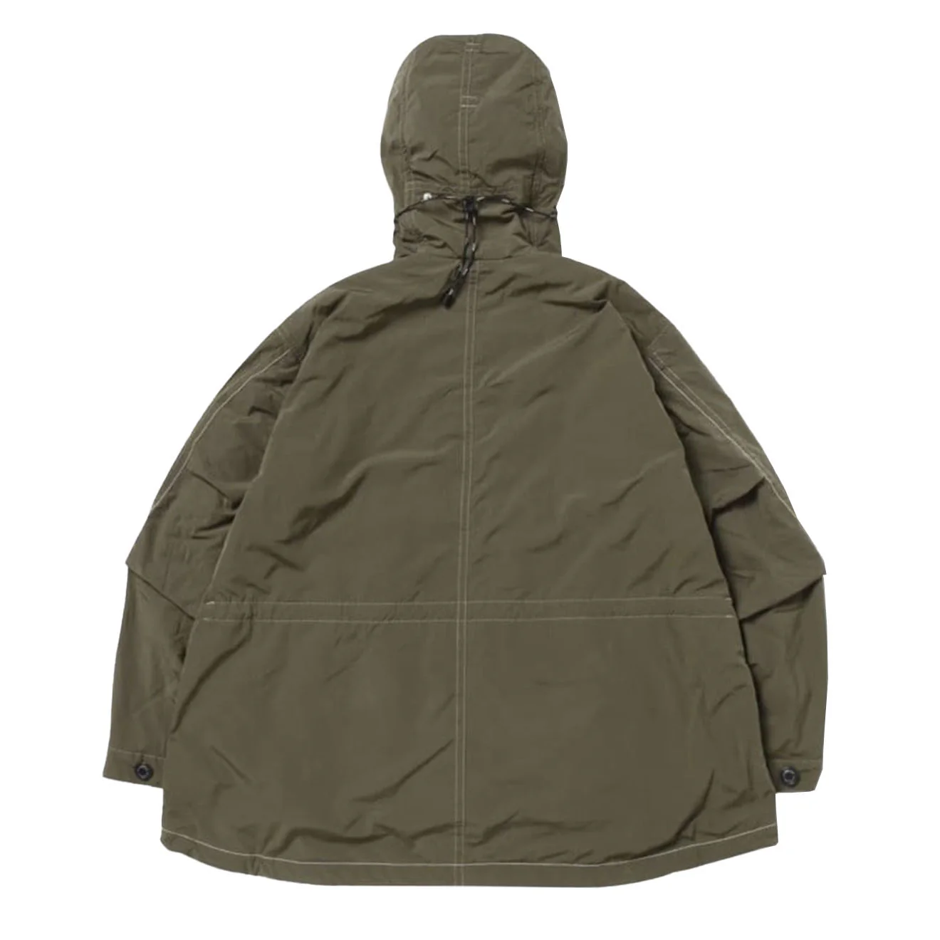 And Wander Fishtail Octa Coat Khaki - Image 2