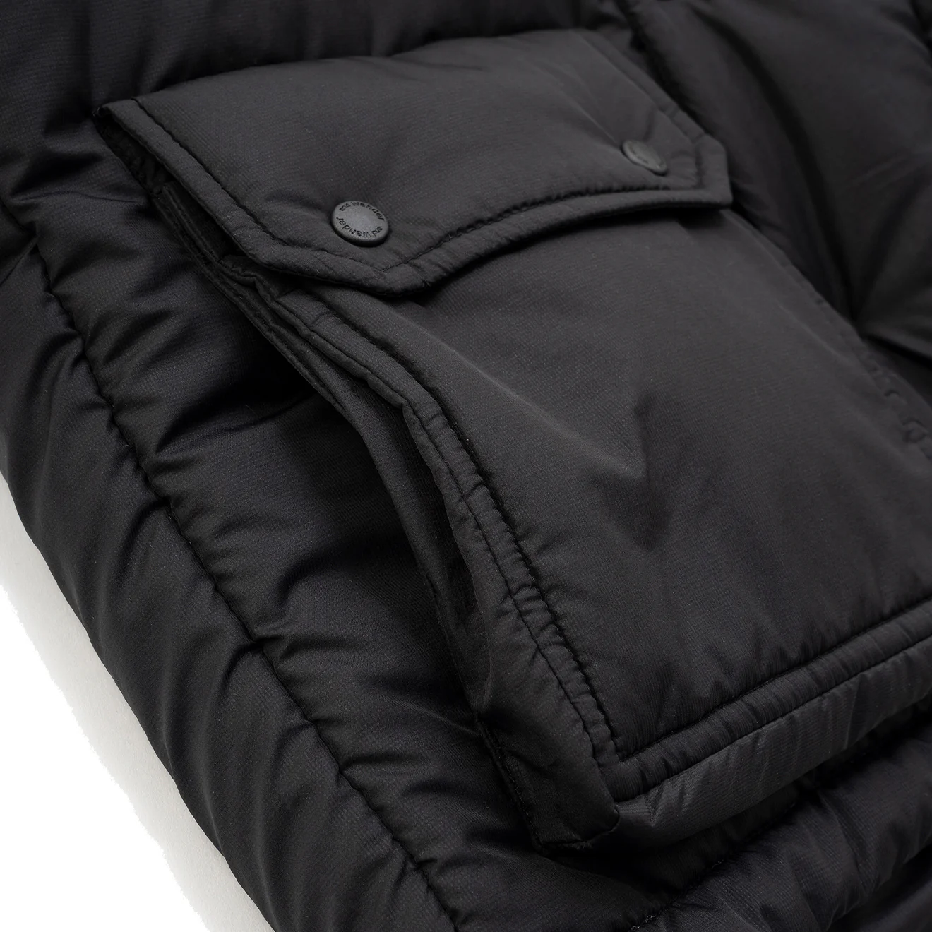 And Wander x Maison Kitsune Insulation Jacket Black - Image 14