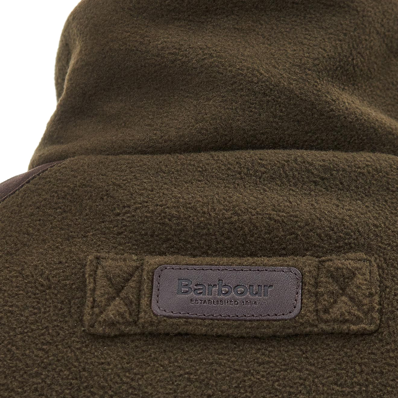 Barbour Active Fleece Jacket Olive - Image 2
