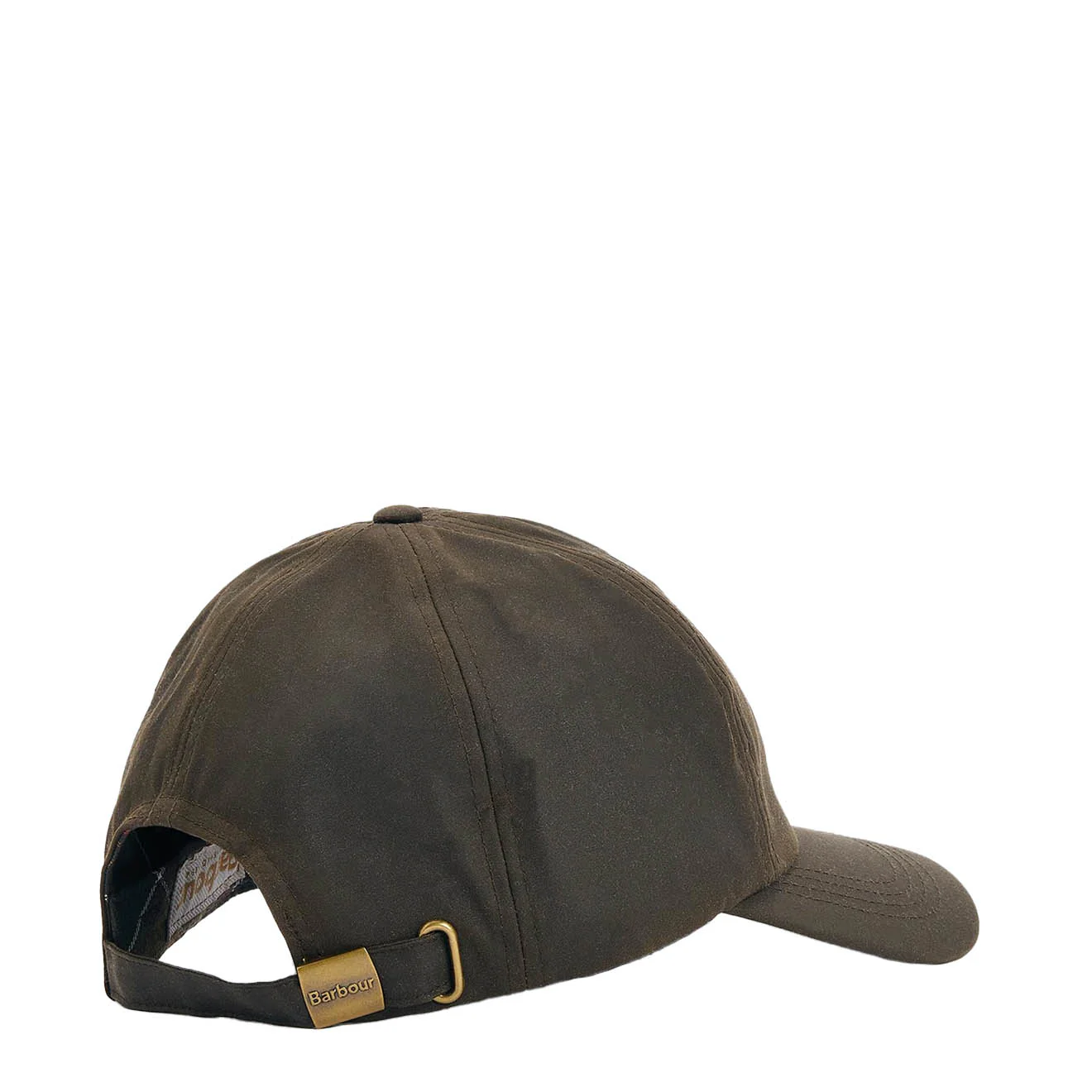 Barbour Belsay Wax Sports Cap Olive - Image 2