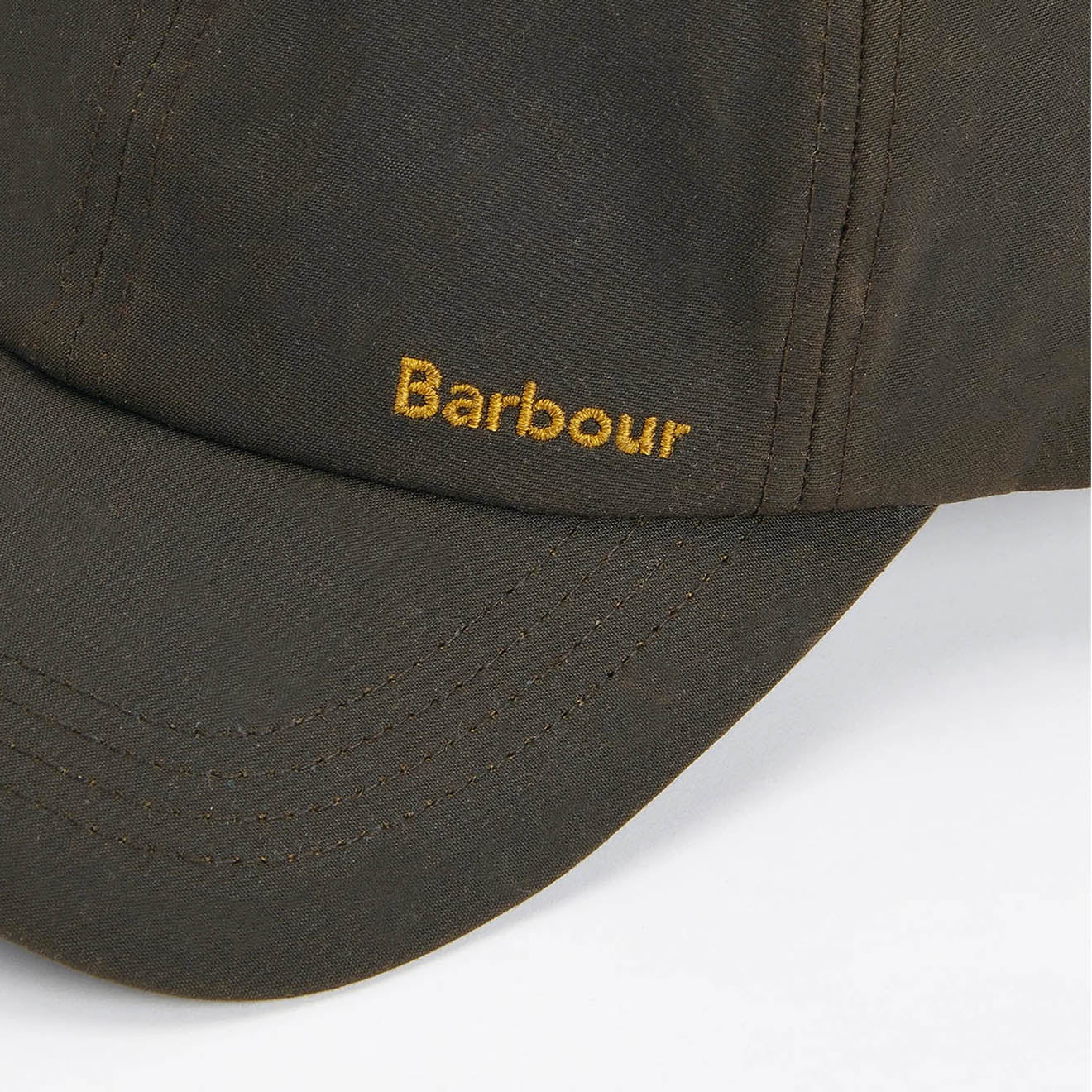 Barbour Belsay Wax Sports Cap Olive - Image 4