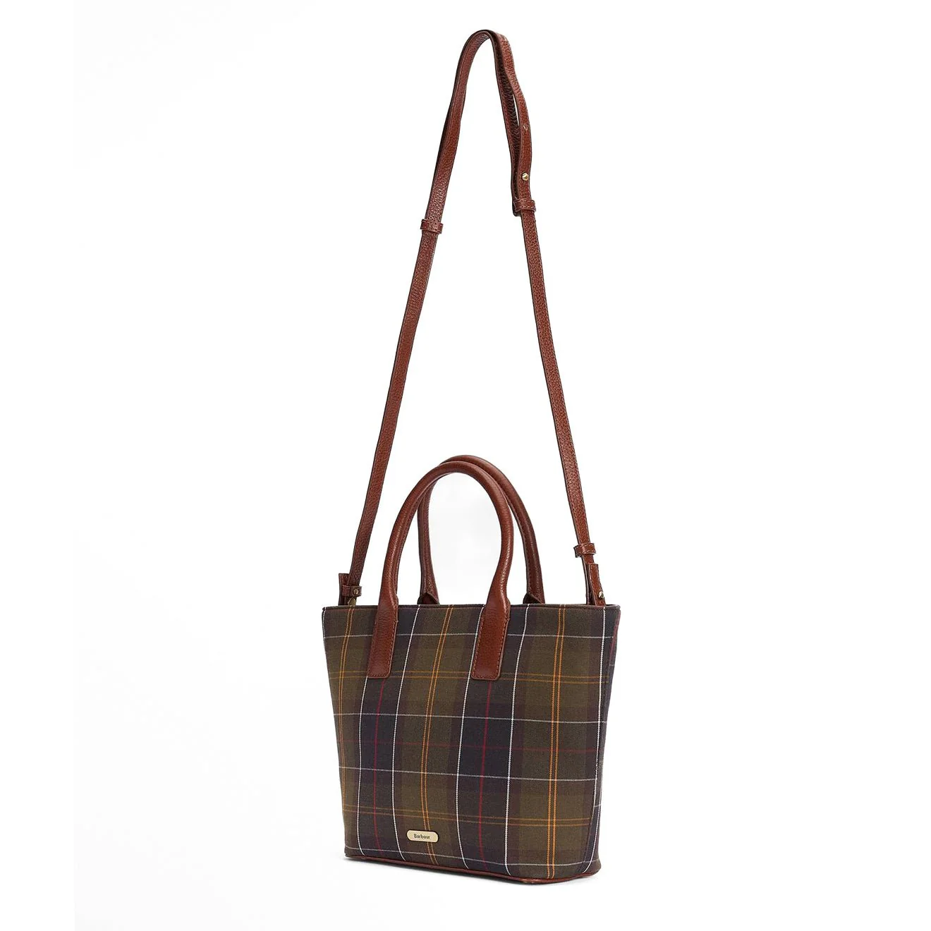 Barbour Birch Tartan Tote Bag Classic Tartan - Image 3