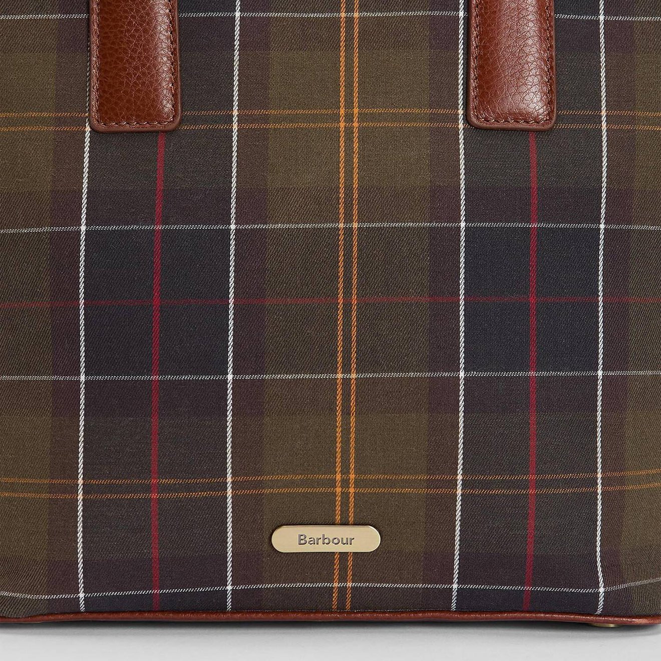 Barbour Birch Tartan Tote Bag Classic Tartan - Image 6