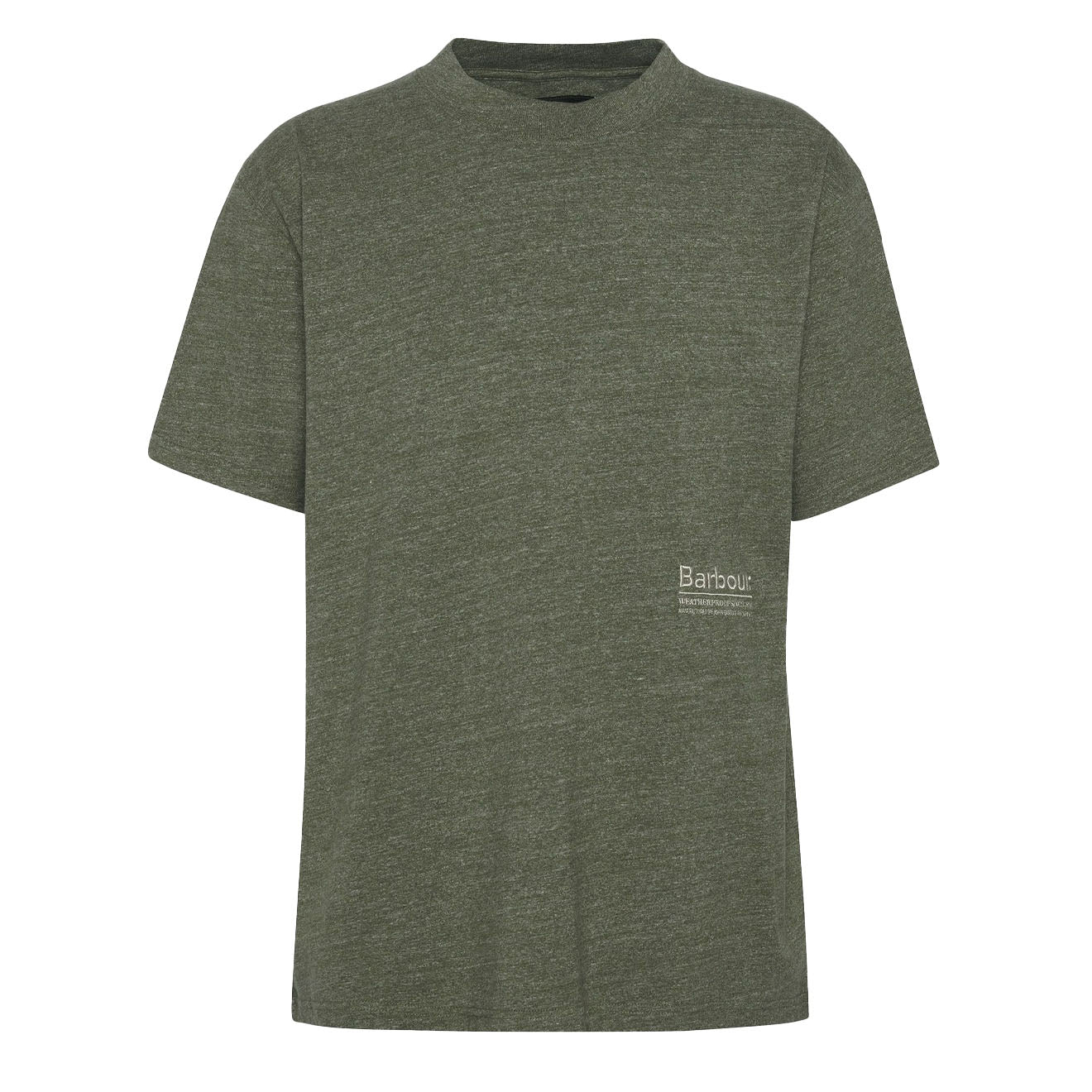Barbour Calton Linen Blend Fit T-Shirt Burnt Olive