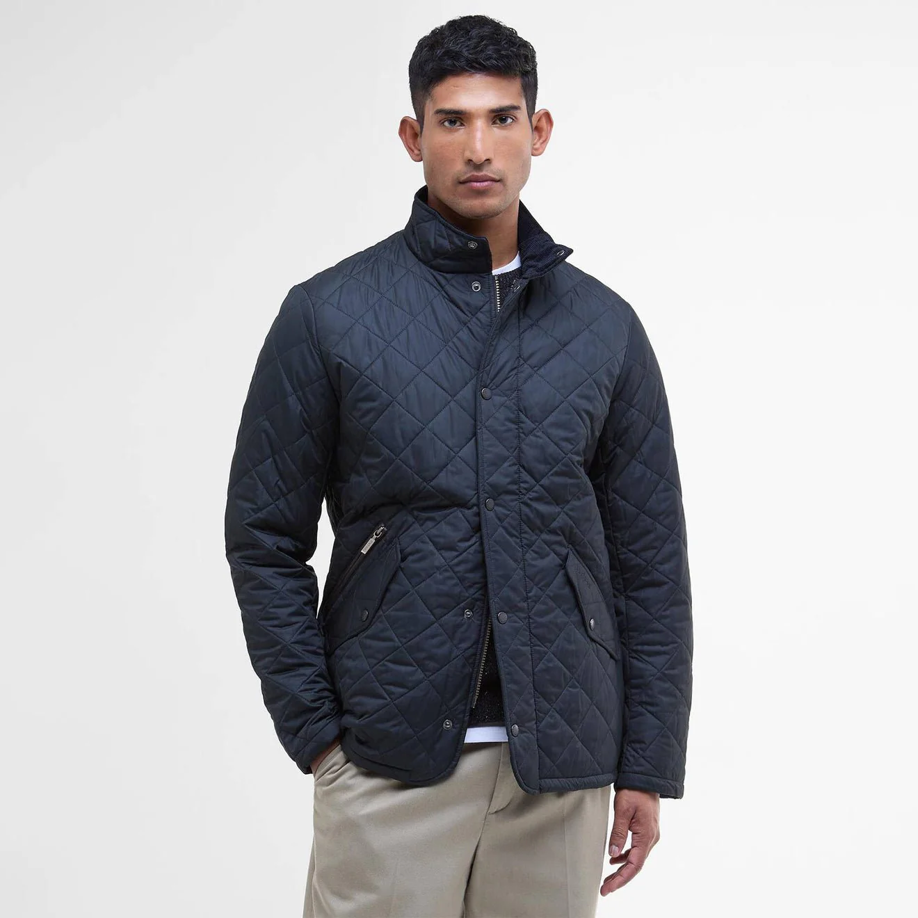 Barbour Chelsea Sportsquilt Jacket Navy - Image 2