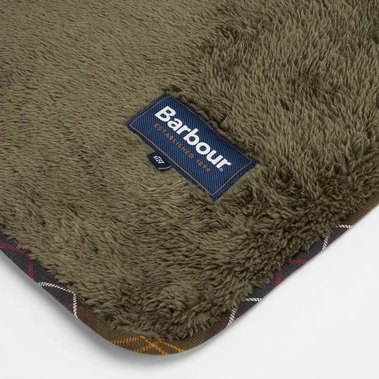 Barbour Dog Quilt & Fleece Blanket Olive - Image 2