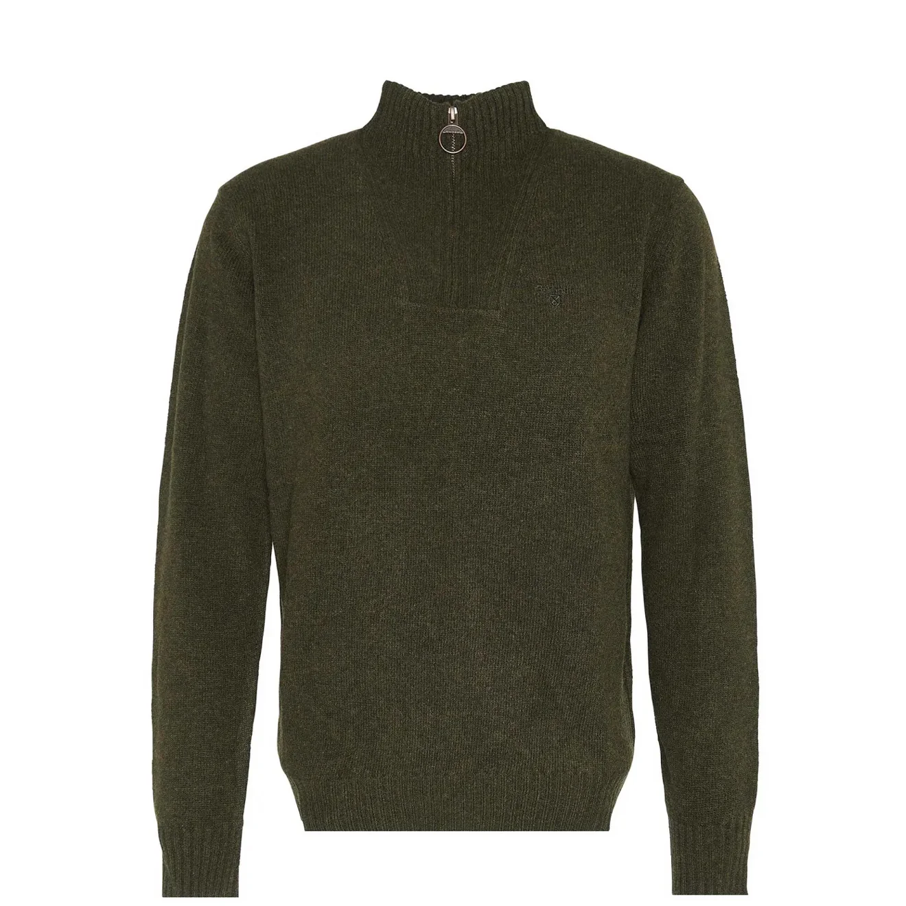 Barbour Essential Half Zip Jumper Seaweed