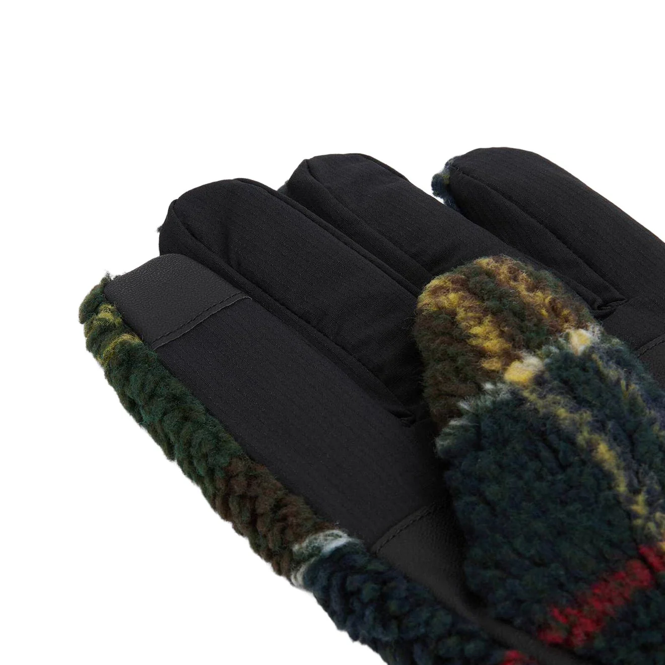 Barbour Field Tartan Fleece Gloves Classic Tartan - Image 2