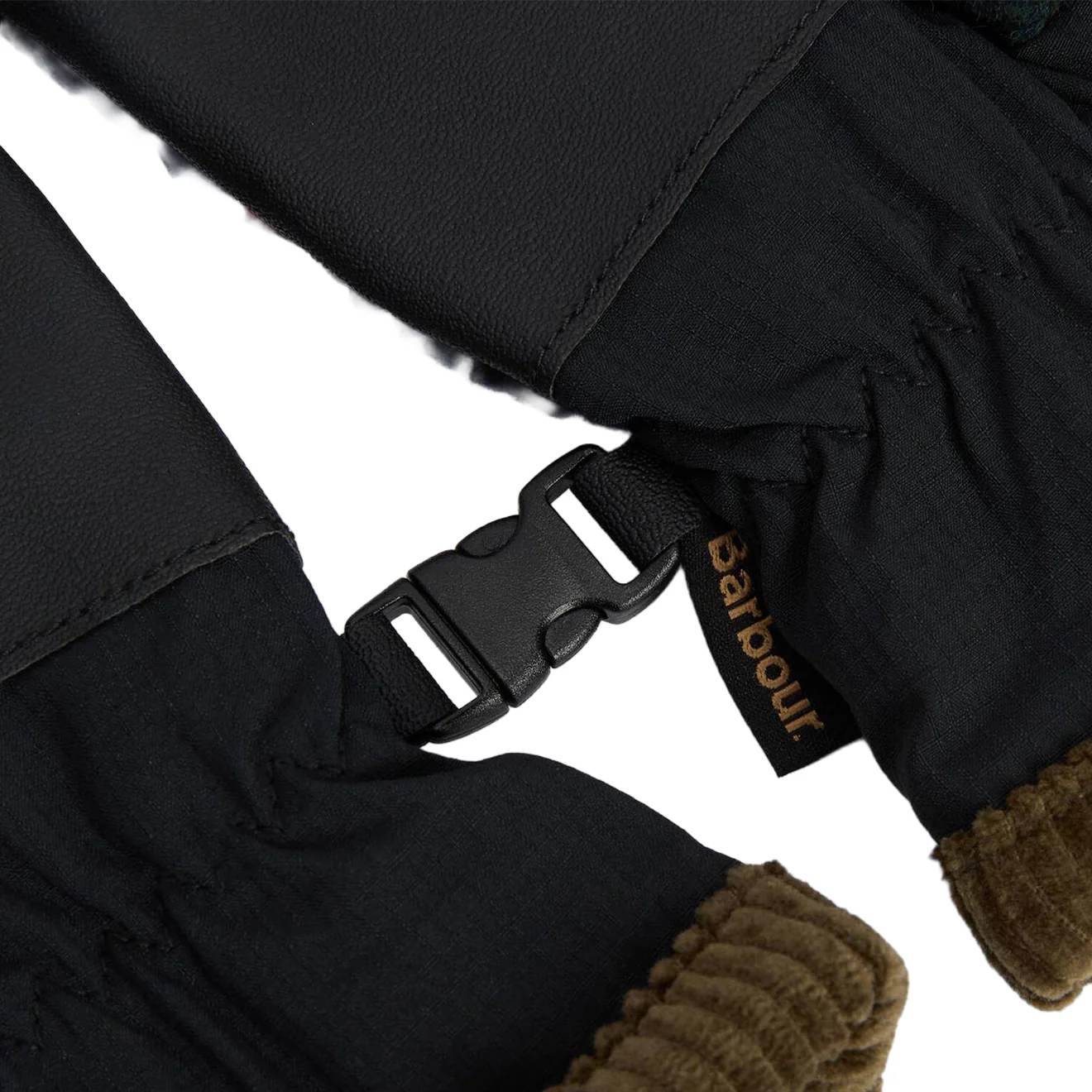 Barbour Field Tartan Fleece Gloves Classic Tartan - Image 3