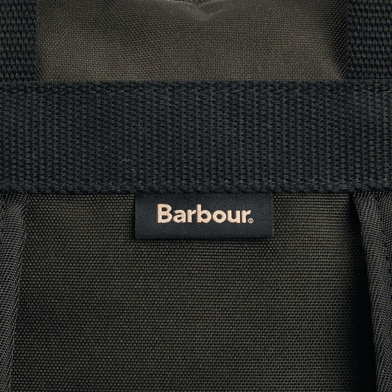 Barbour Field Wax Backpack Olive/Black - Image 4