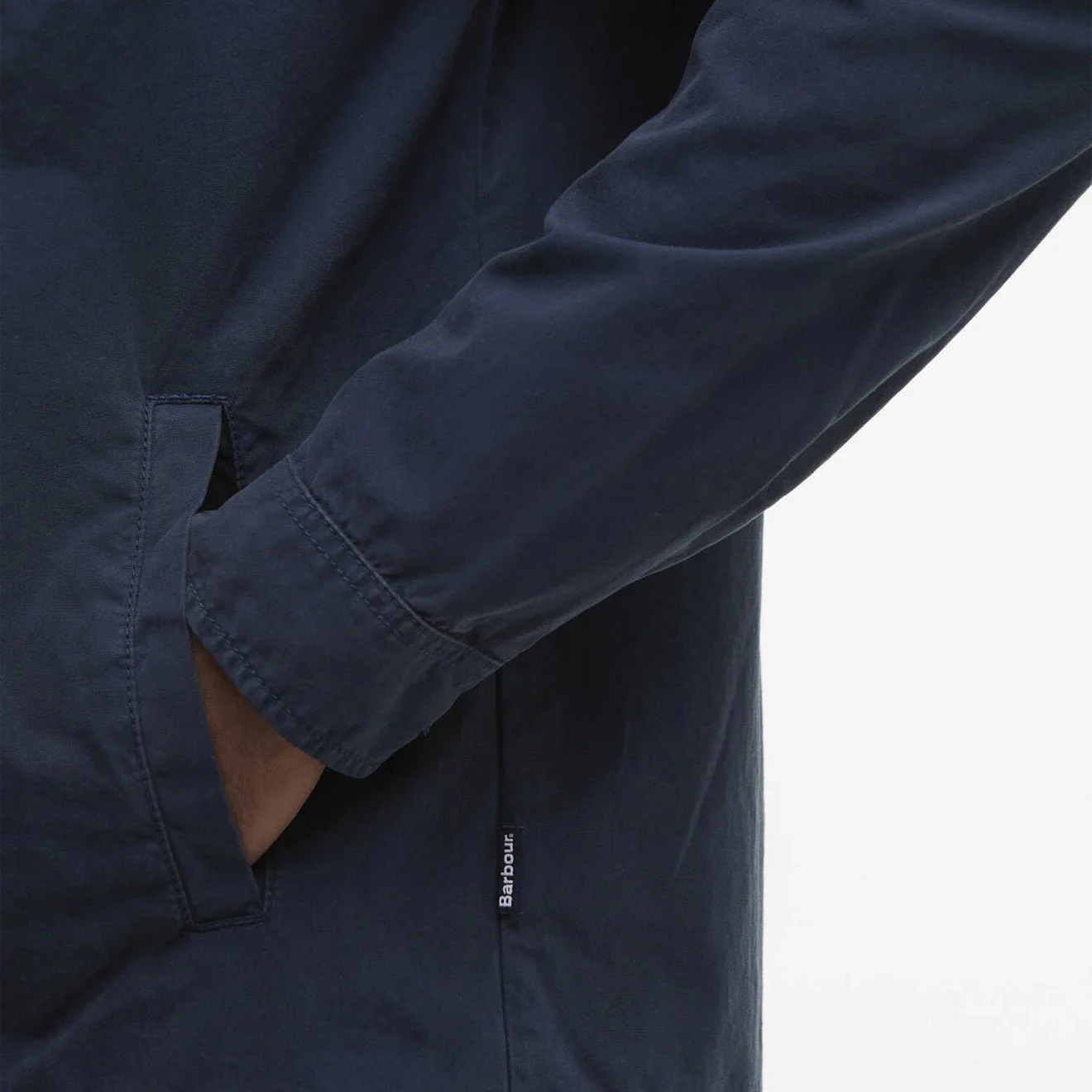 Barbour Glendale Overshirt Navy - Image 4