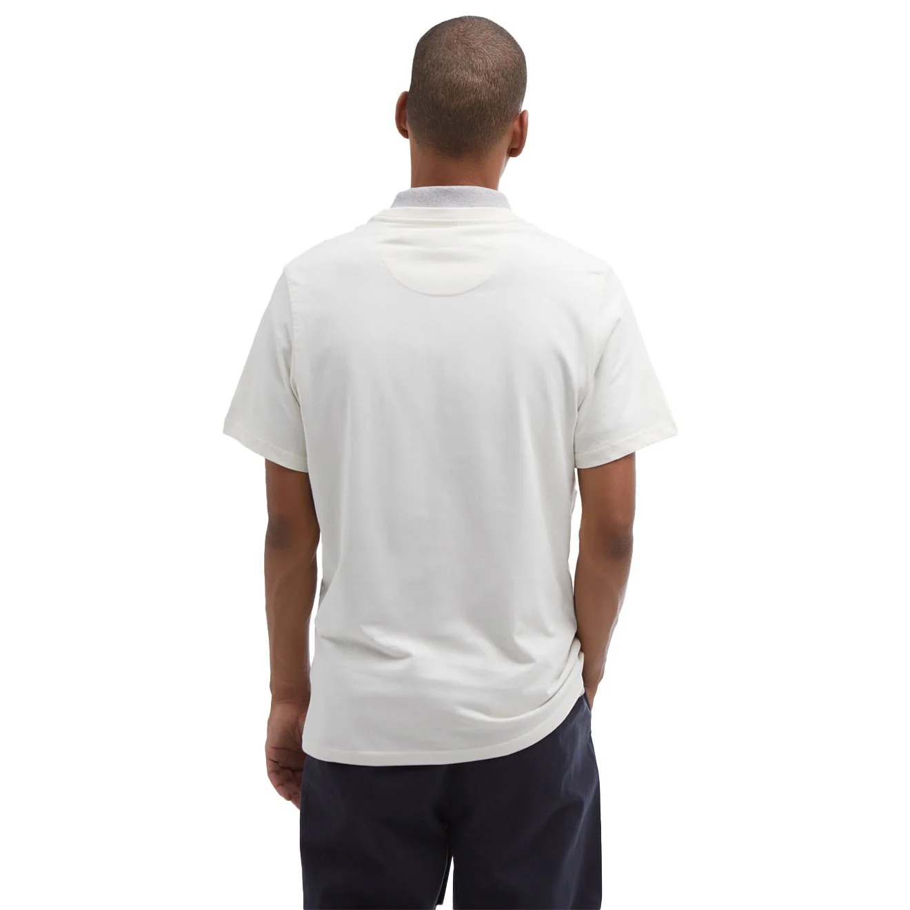 Barbour Logo T-Shirt Whisper White - Image 4