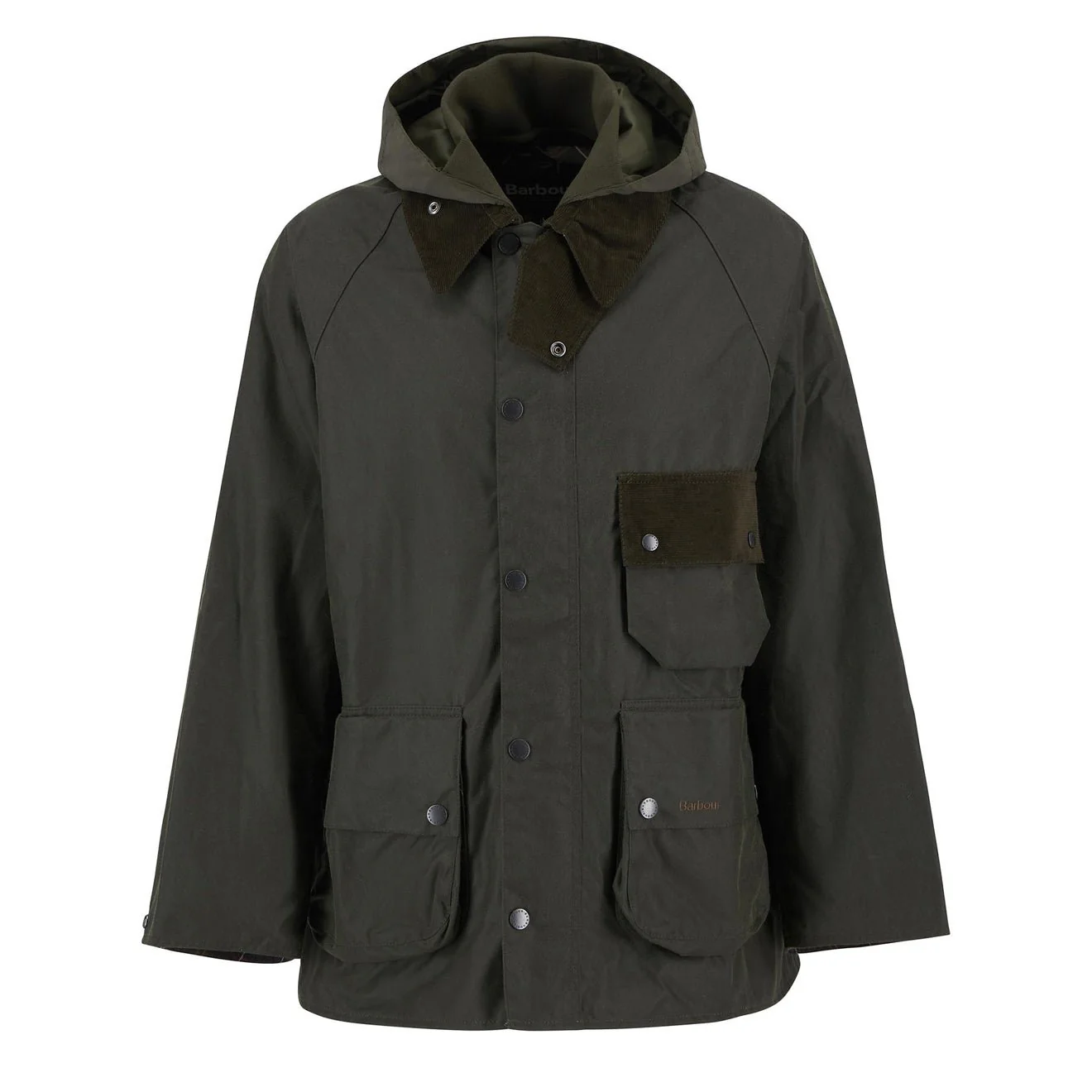 Barbour Modified Solway Waxed Jacket Olive