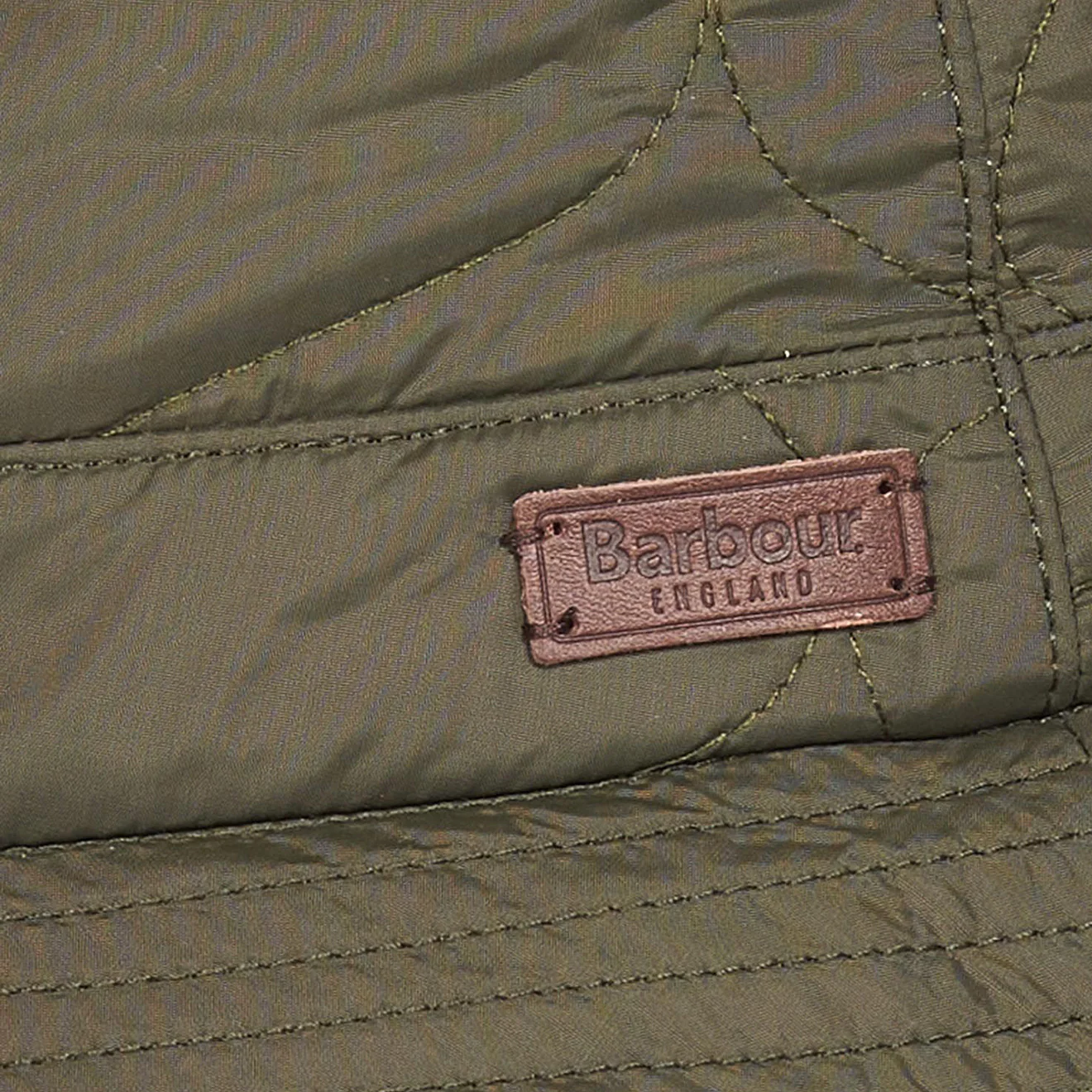 Barbour Onion Quilt Sports Hat Olive - Image 2