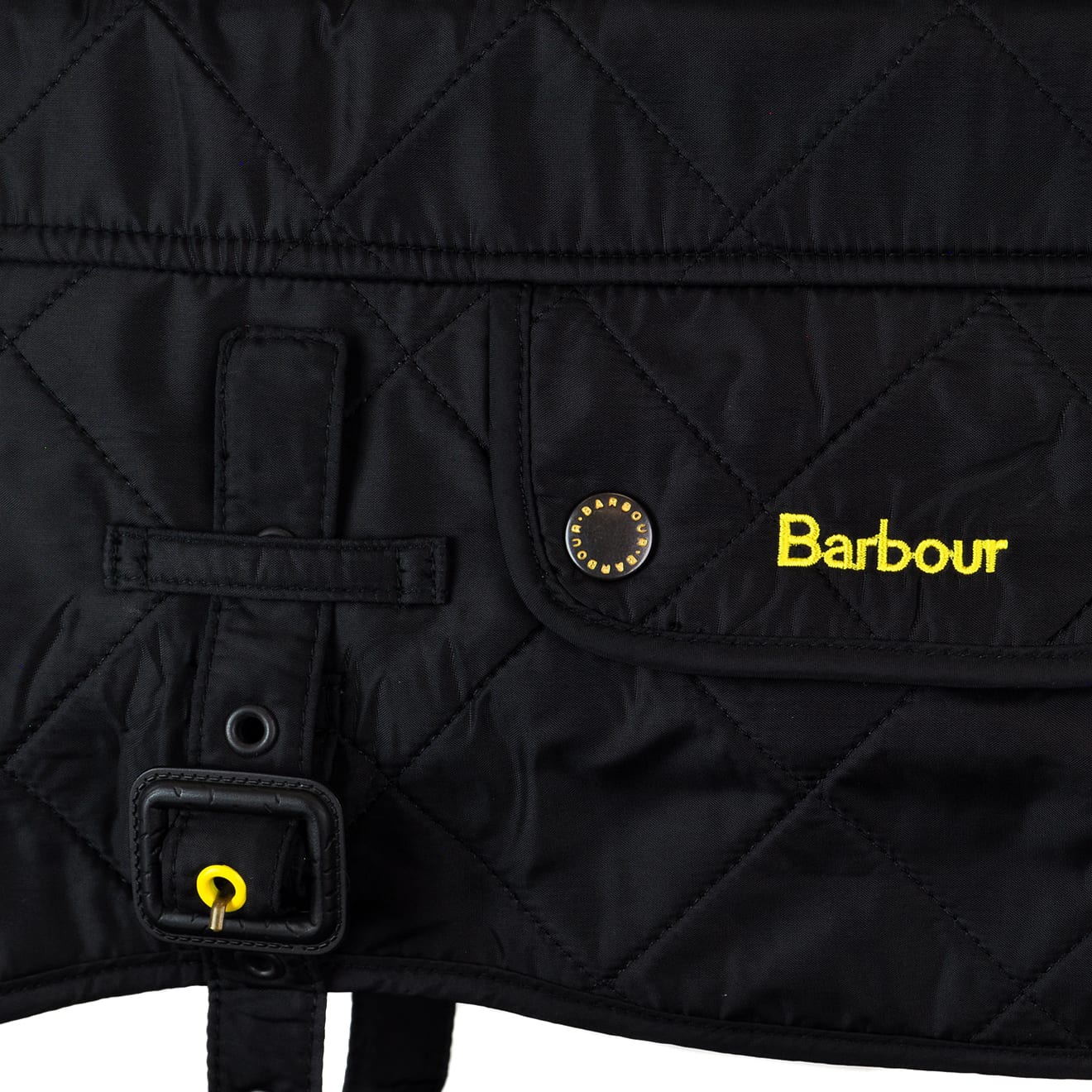 Barbour Polar Dog Coat Black - Image 2