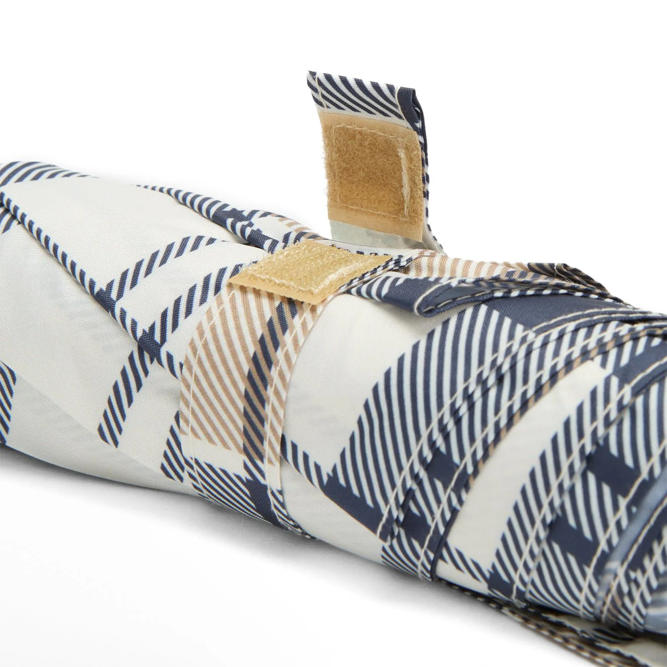 Barbour Portree Umbrella Hessian Navy Tartan - Image 5