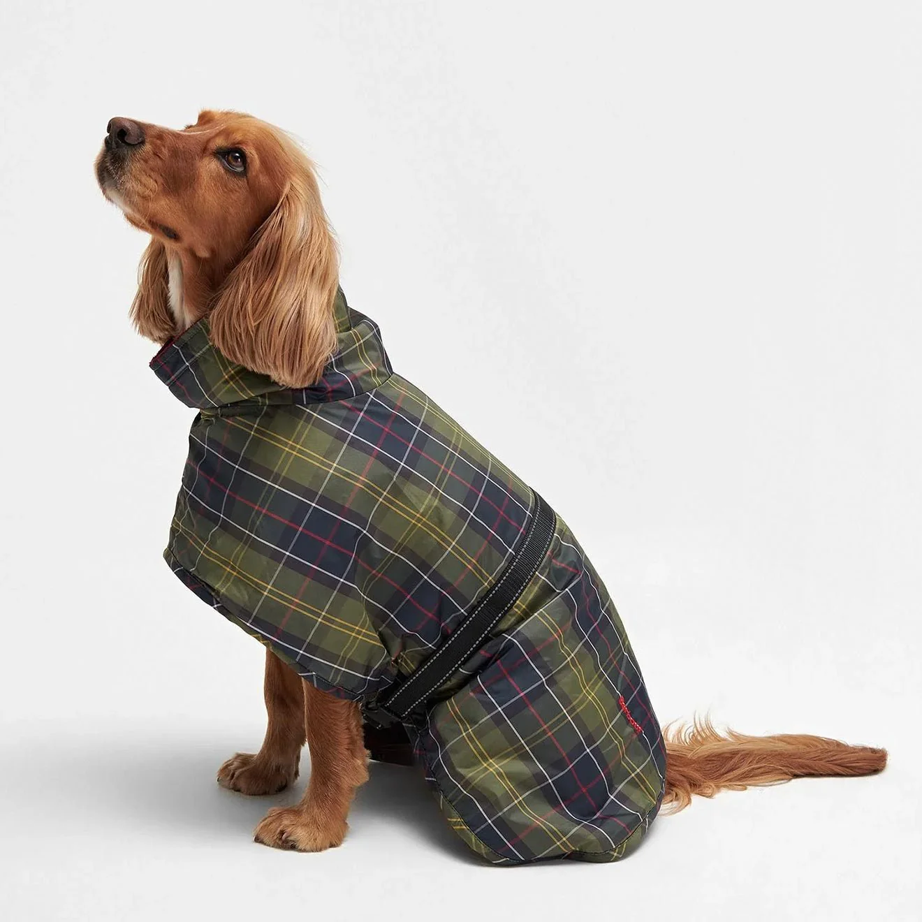 Barbour Tartan Dog Drying Robe Classic Tartan - Image 3