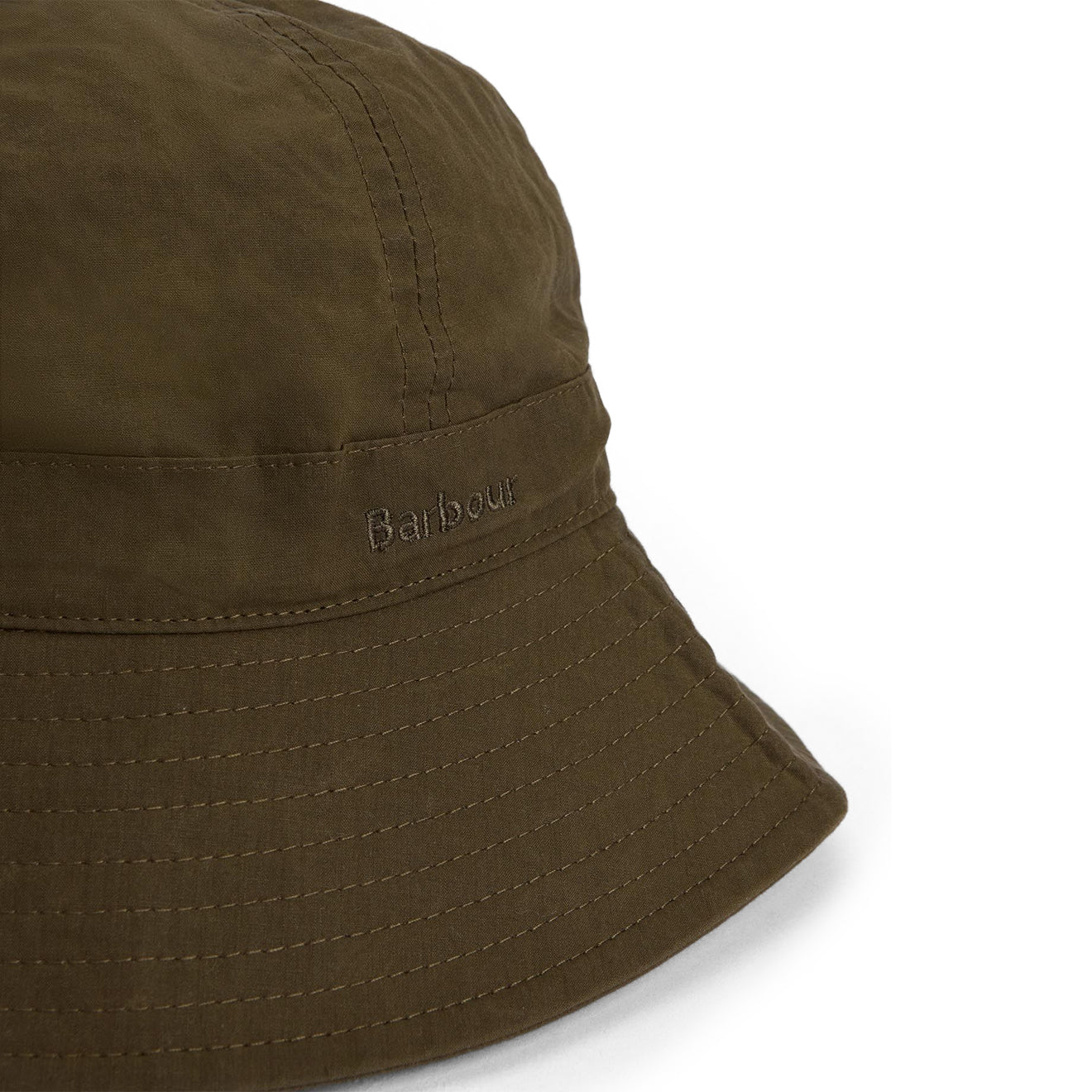 Barbour Transport 6 Panel Bucket Hat Duksy Green - Image 5