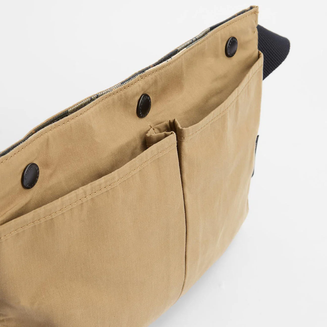 Barbour Transport Sacoche Crossbody Bag Golden Khaki - Image 4