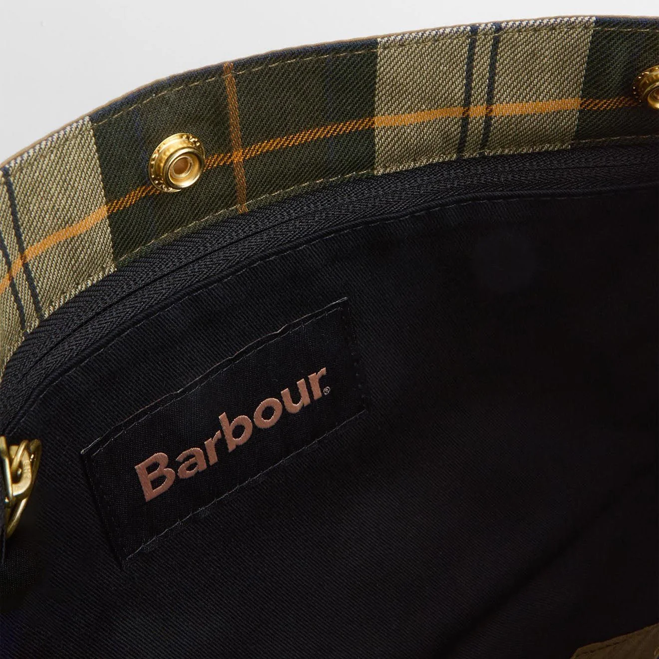 Barbour Transport Sacoche Crossbody Bag Golden Khaki - Image 7