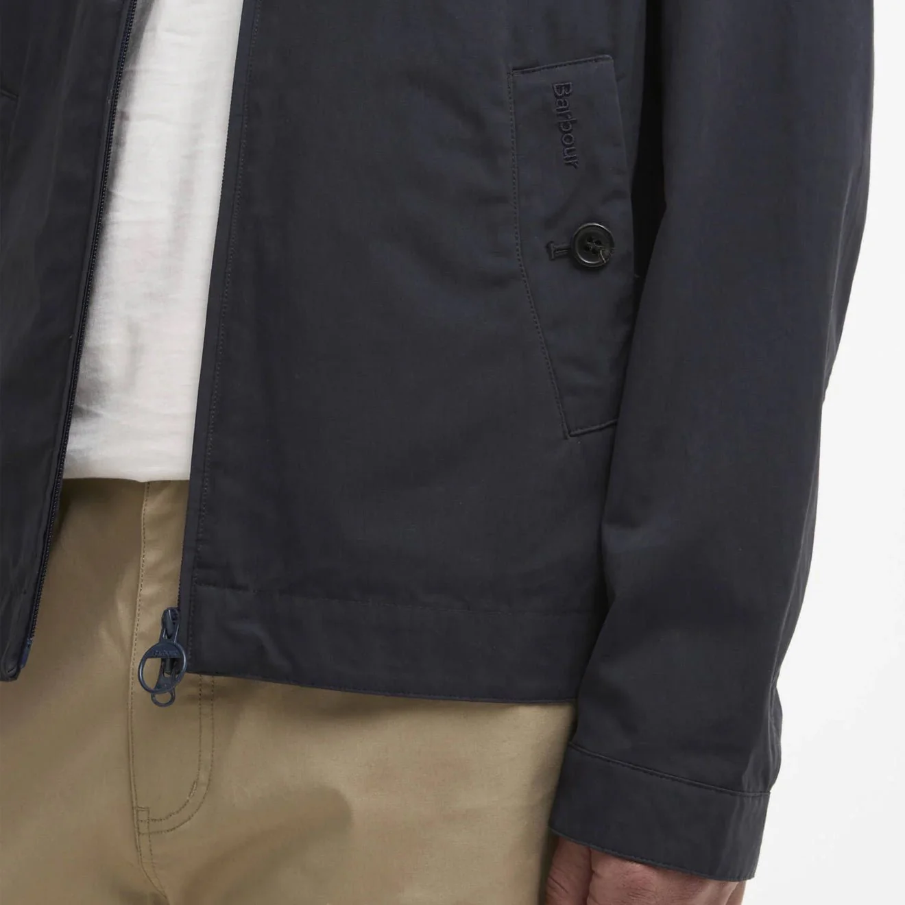 Barbour Tyneside Casual Jacket Navy - Image 5