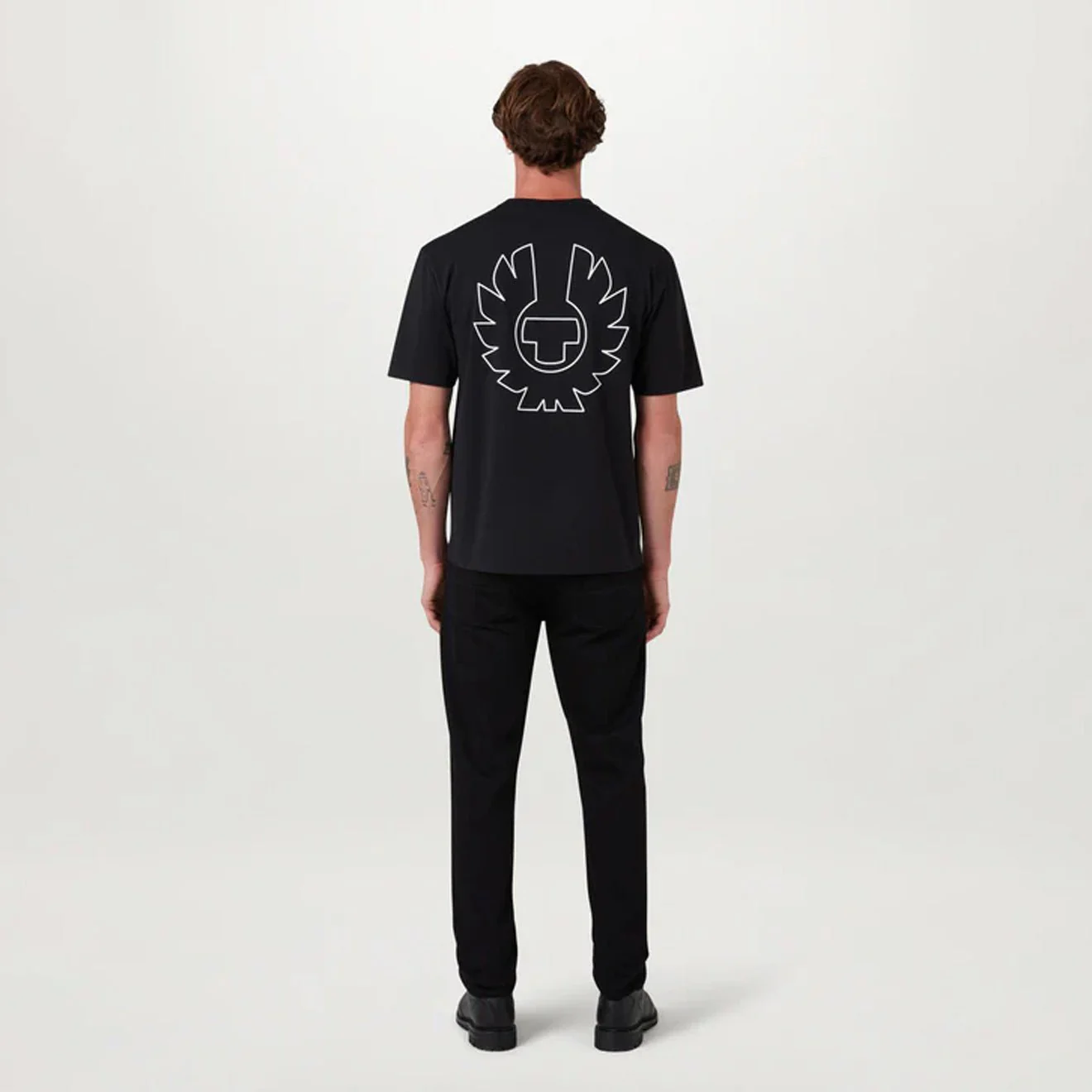 Belstaff Border T-Shirt Black - Image 3