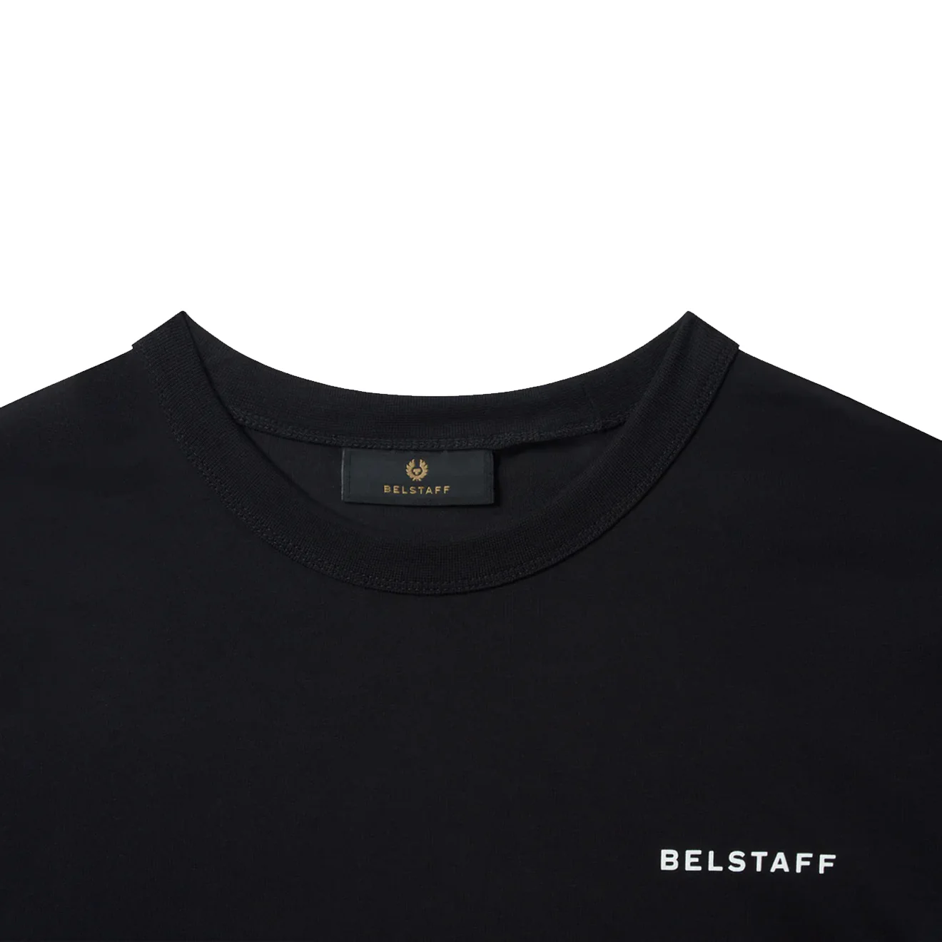 Belstaff Border T-Shirt Black - Image 4