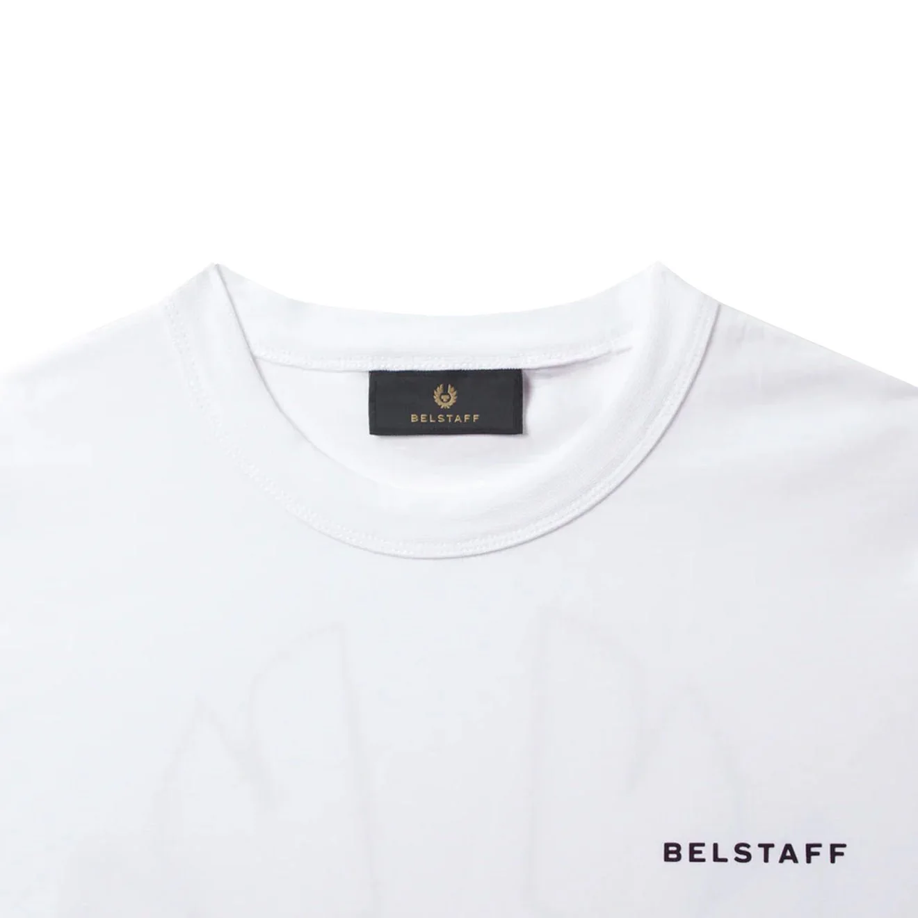 Belstaff Border T-Shirt White - Image 4