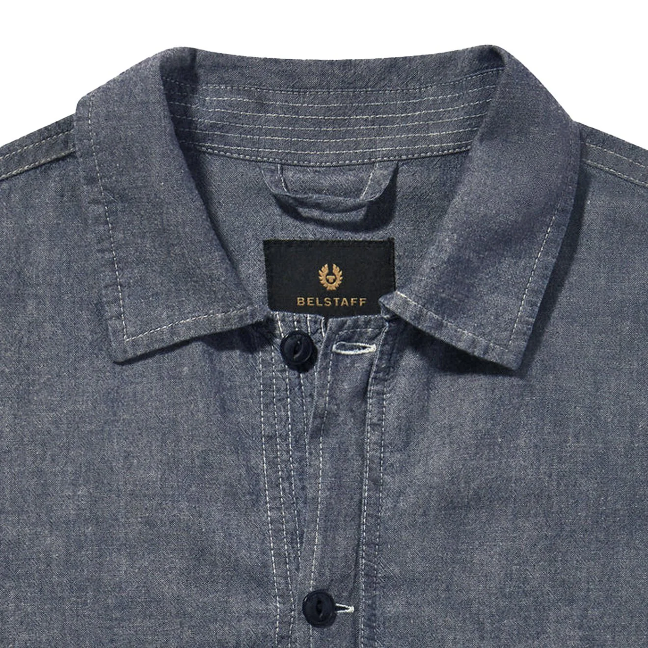 Belstaff CS60 Overshirt Chambray - Image 2