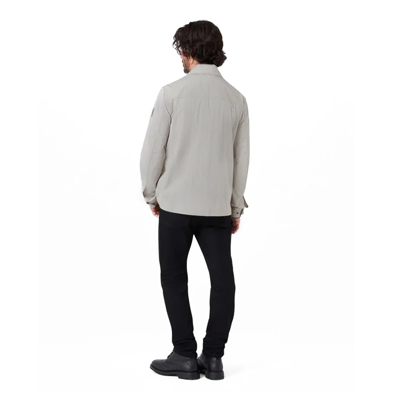 Belstaff Drome Overshirt Cement Grey - Image 3