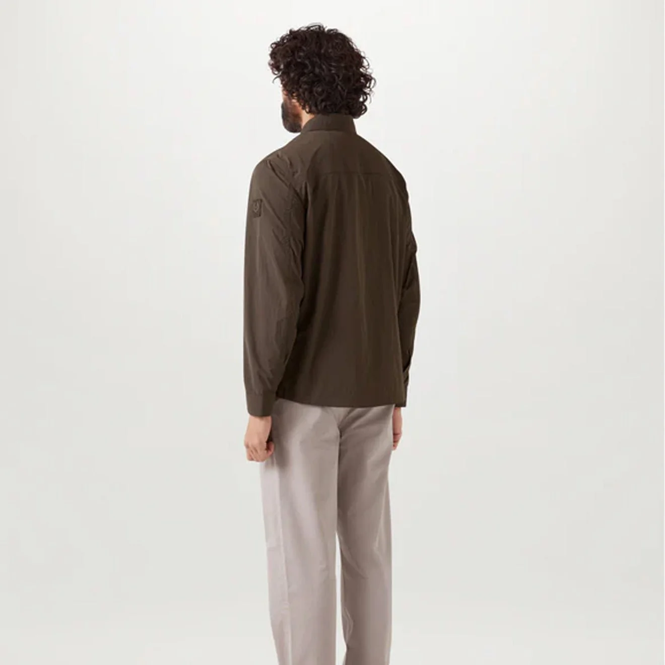 Belstaff Tourer Overshirt Army Olive - Image 5