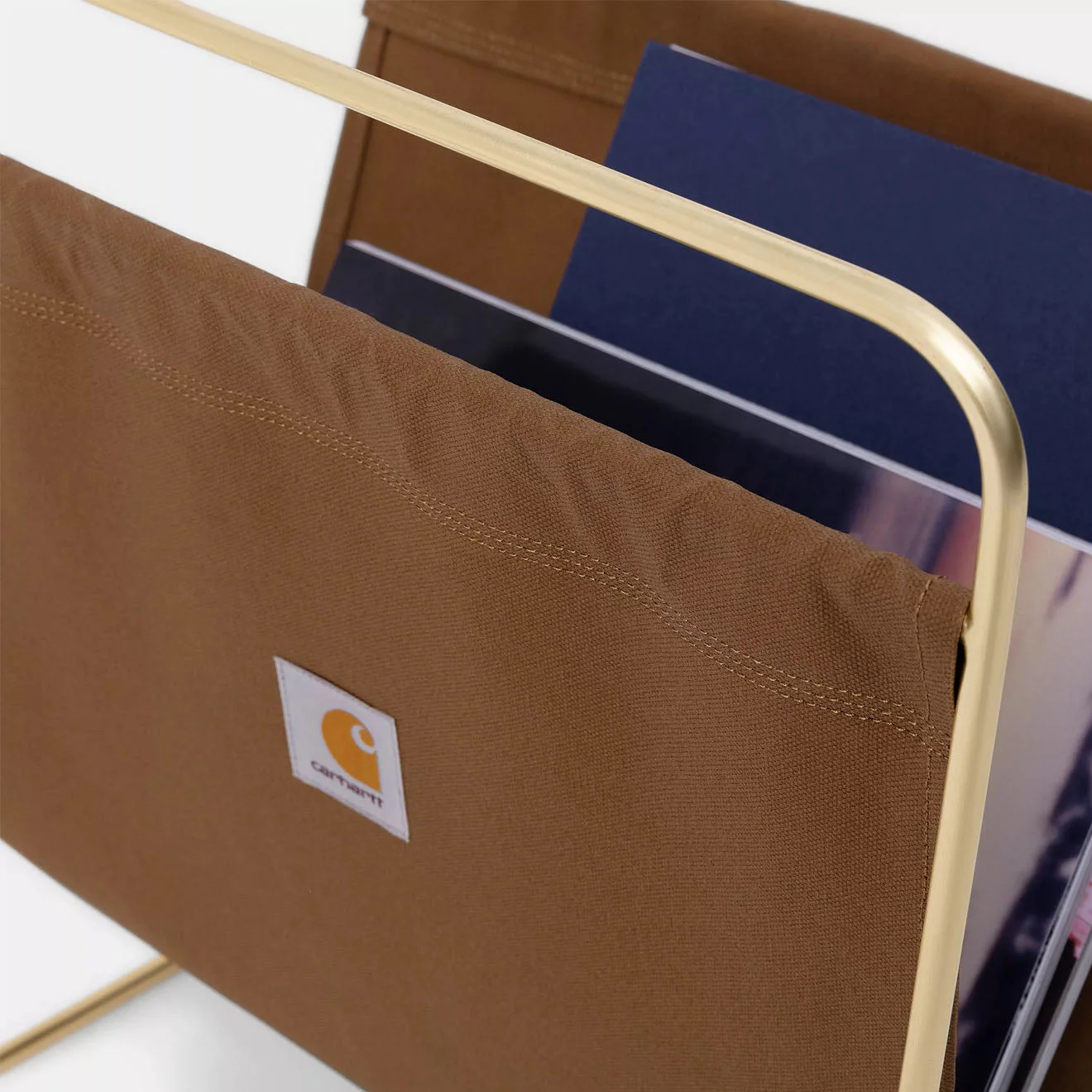 Carhartt WIP Canvas Magazine Stand Hamilton Brown - Image 2