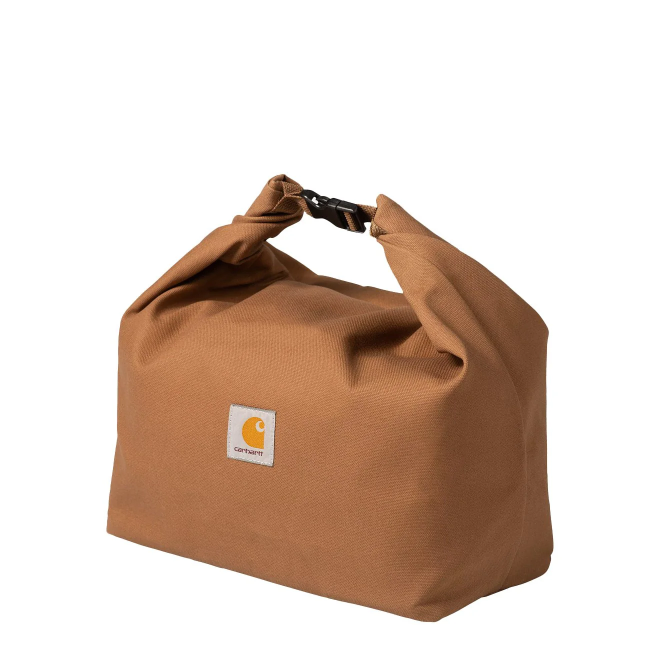 Carhartt WIP Canvas Roll-Up Insulated Bag Hamilton Brown - Image 2