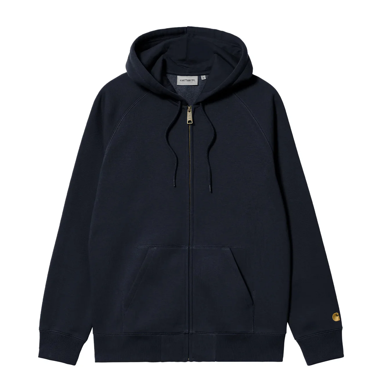 Carhartt WIP Hooded Chase Jacket Dark Navy / Gold